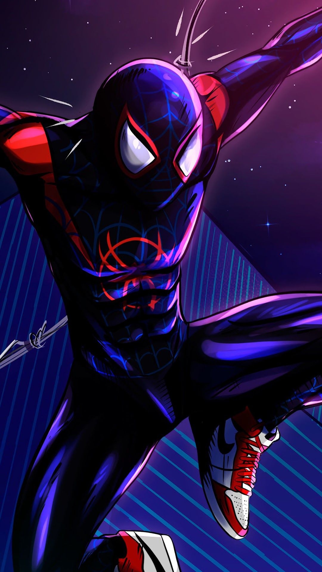 1080x1920 Miles Morales Spider Man: Into The Spider Verse 4K Wallpaper, Phone