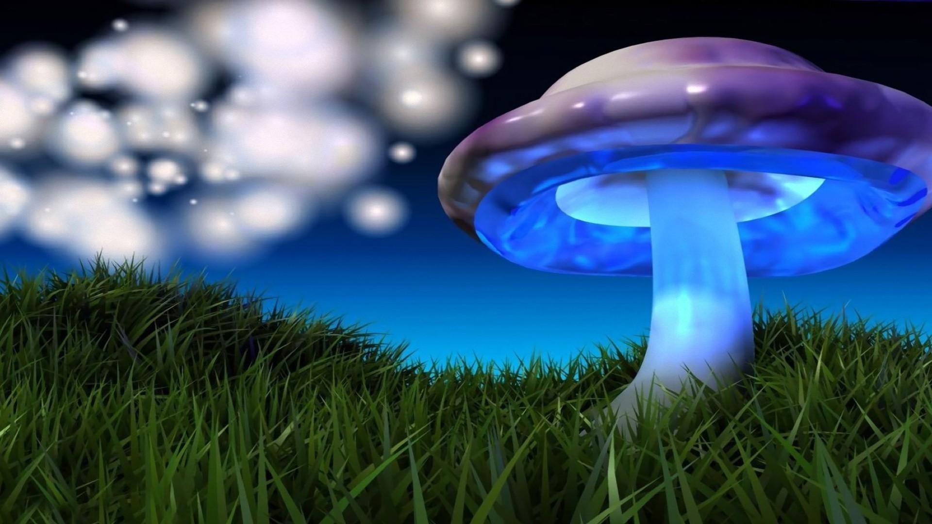 1920x1080 3D Mushroom Wallpaper, Desktop