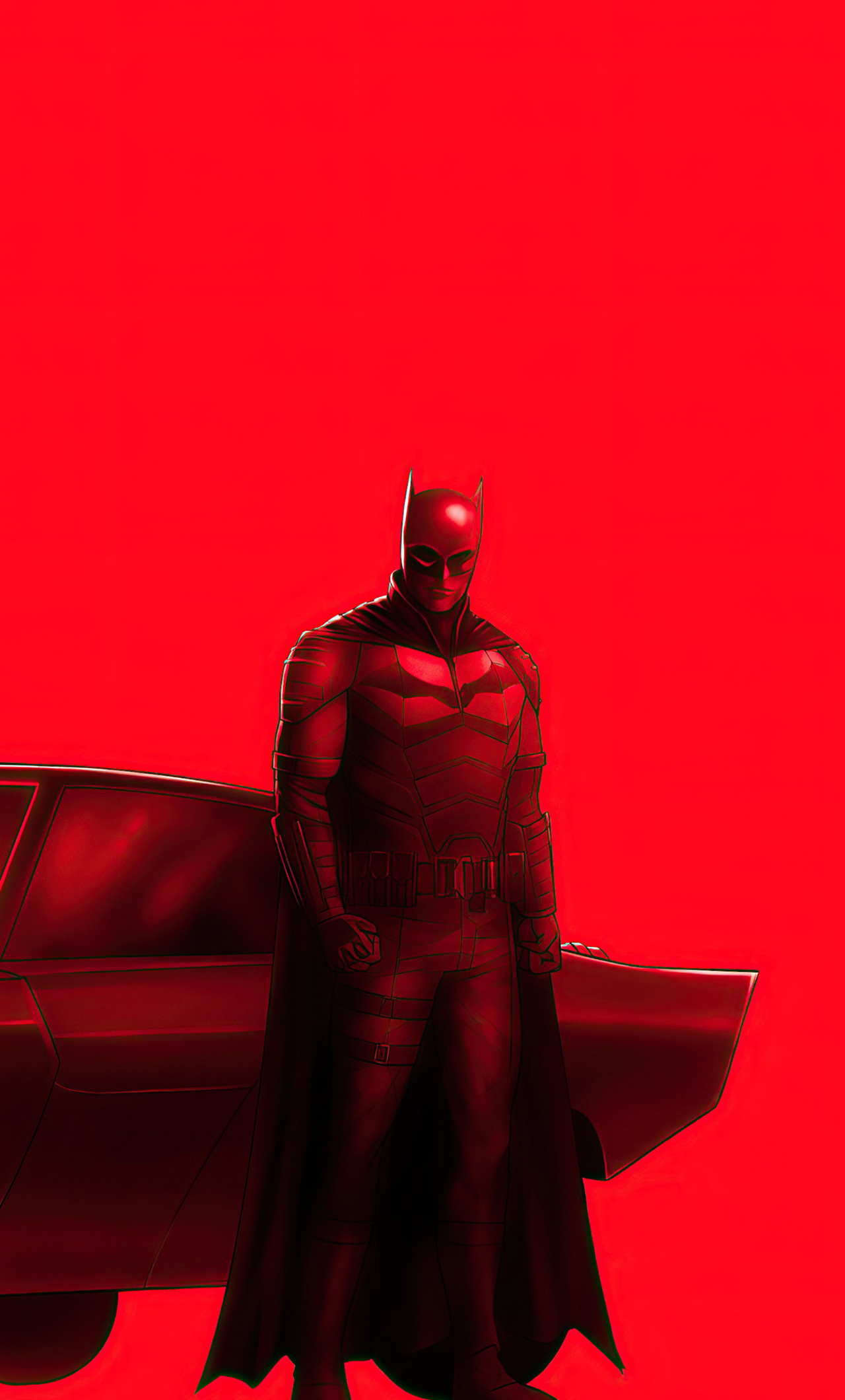 1280x2120 The Batman With Bat Mobile 4k iPhone HD 4k Wallpaper, Image, Background, Photo and Picture, Phone