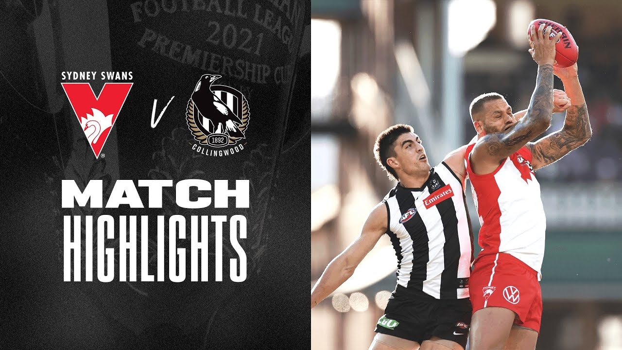 1280x720 Sydney Swans v Collingwood Highlights. Round 2021, Desktop