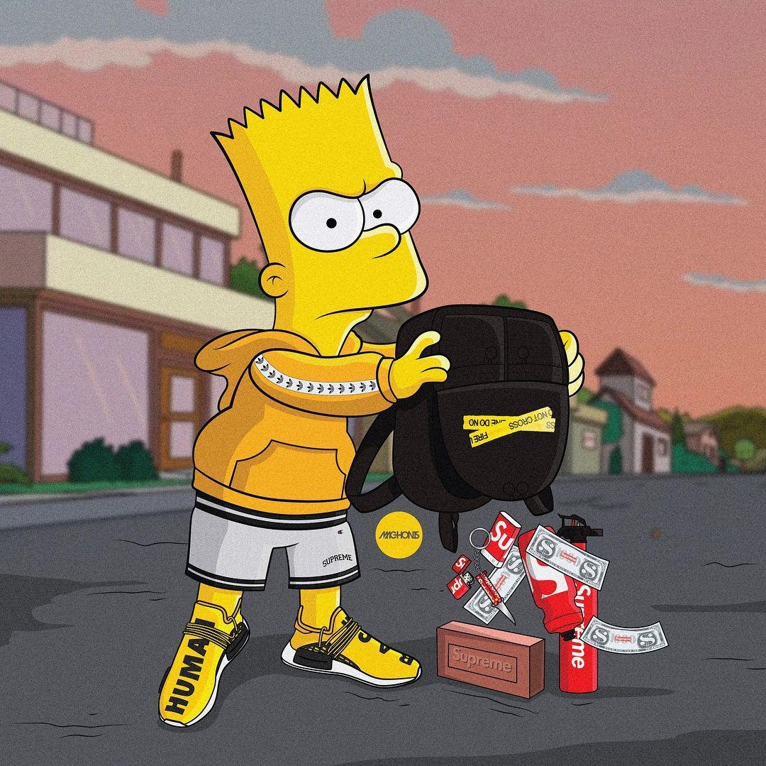 1080x1080 machonis.design #TheSimpsons #Simpsons”. The simpsons, Simpsons art, Bart simpson, Desktop