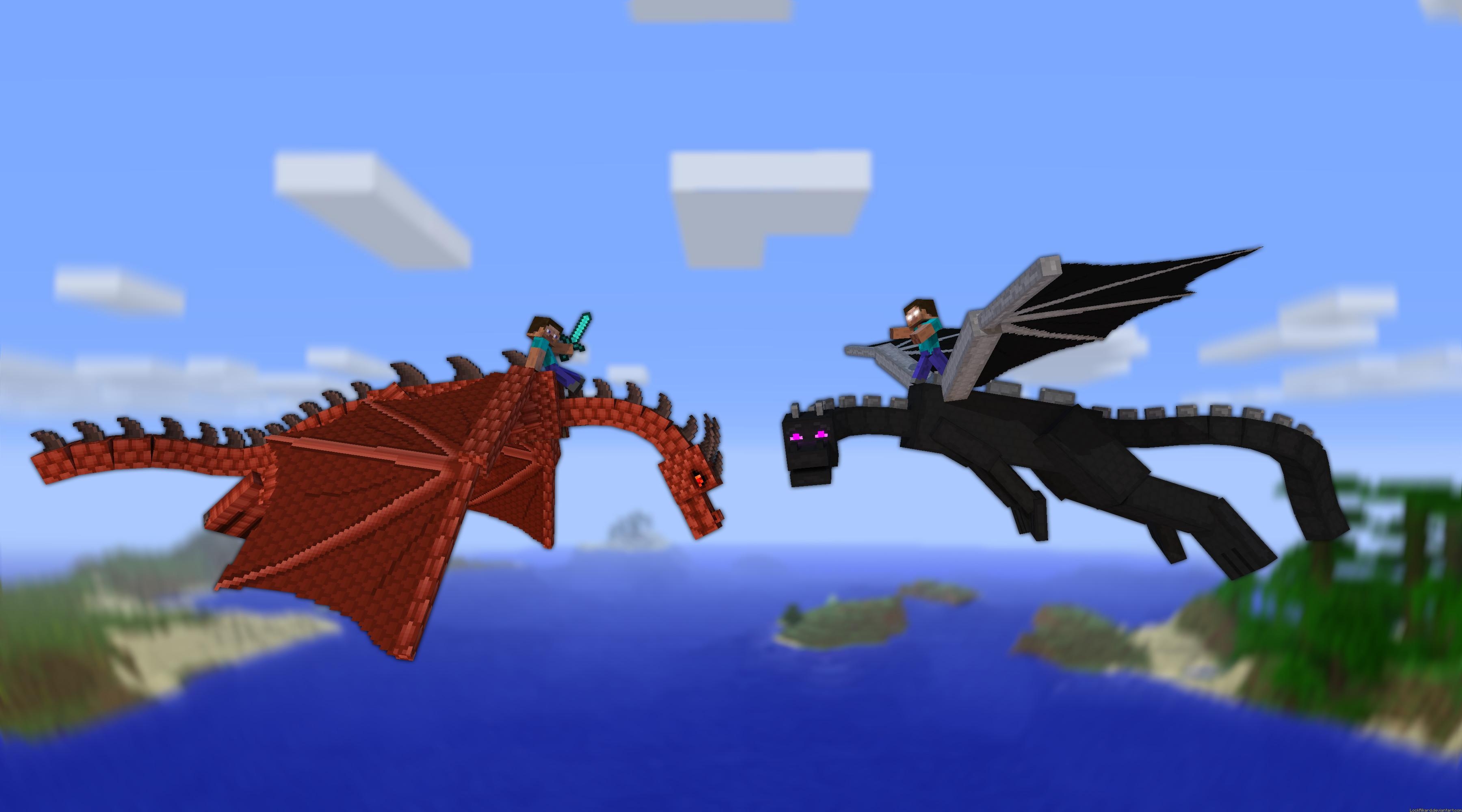 3600x2000 Enderdragon Wallpaper, Desktop