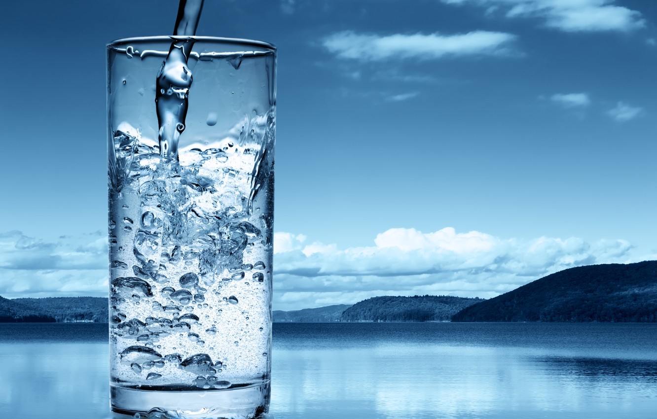 1340x850 Wallpaper water, landscape, nature, glass, liquid image for desktop, section разное, Desktop