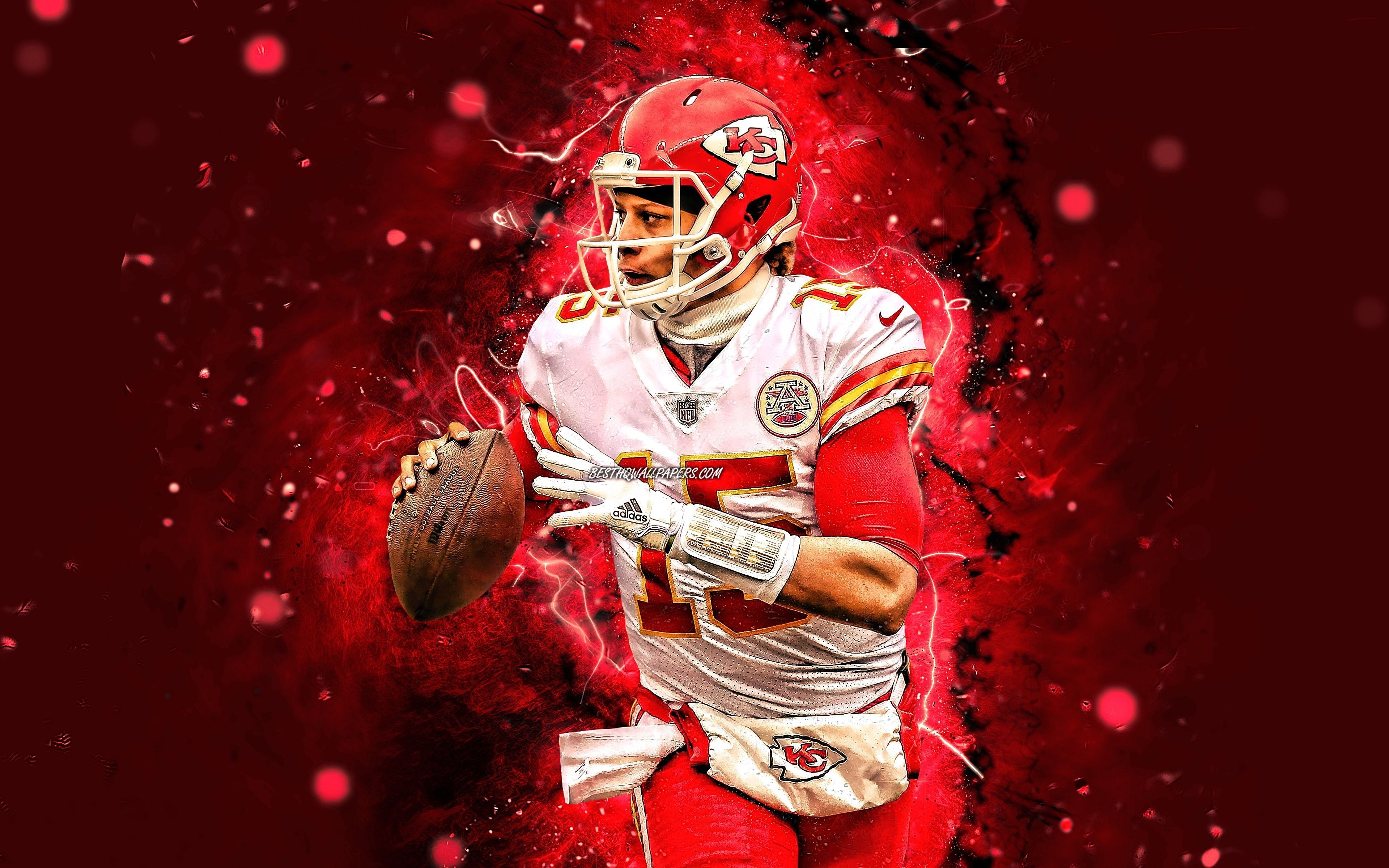 3840x2400 Download wallpaper Patrick Mahomes, 4k, quarterback, Kansas City Chiefs, american football, NF. Chiefs wallpaper, Kansas city chiefs, Kansas city chiefs football, Desktop