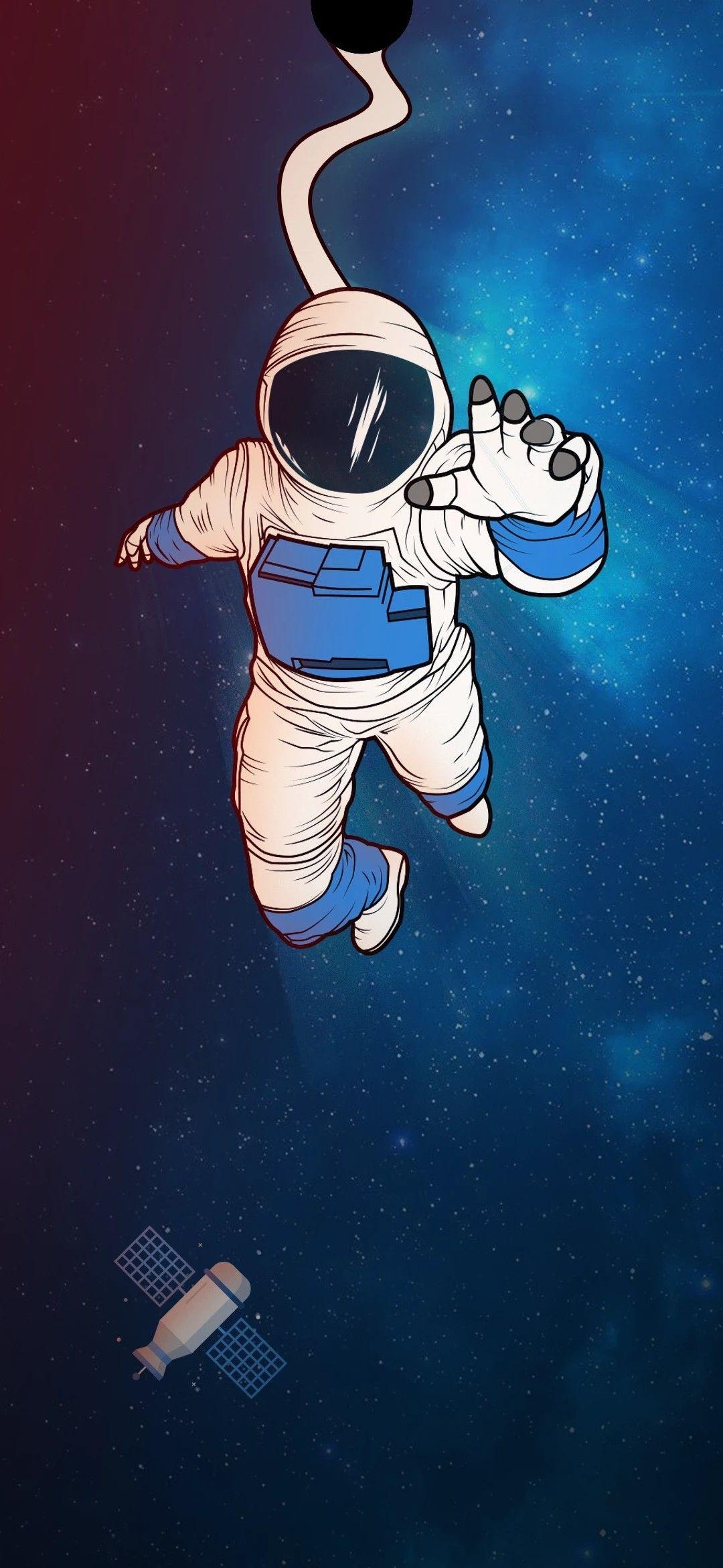 1080x2340 Best Notch Wallpaper. Astronaut wallpaper, Minimal wallpaper, Wallpaper space, Phone