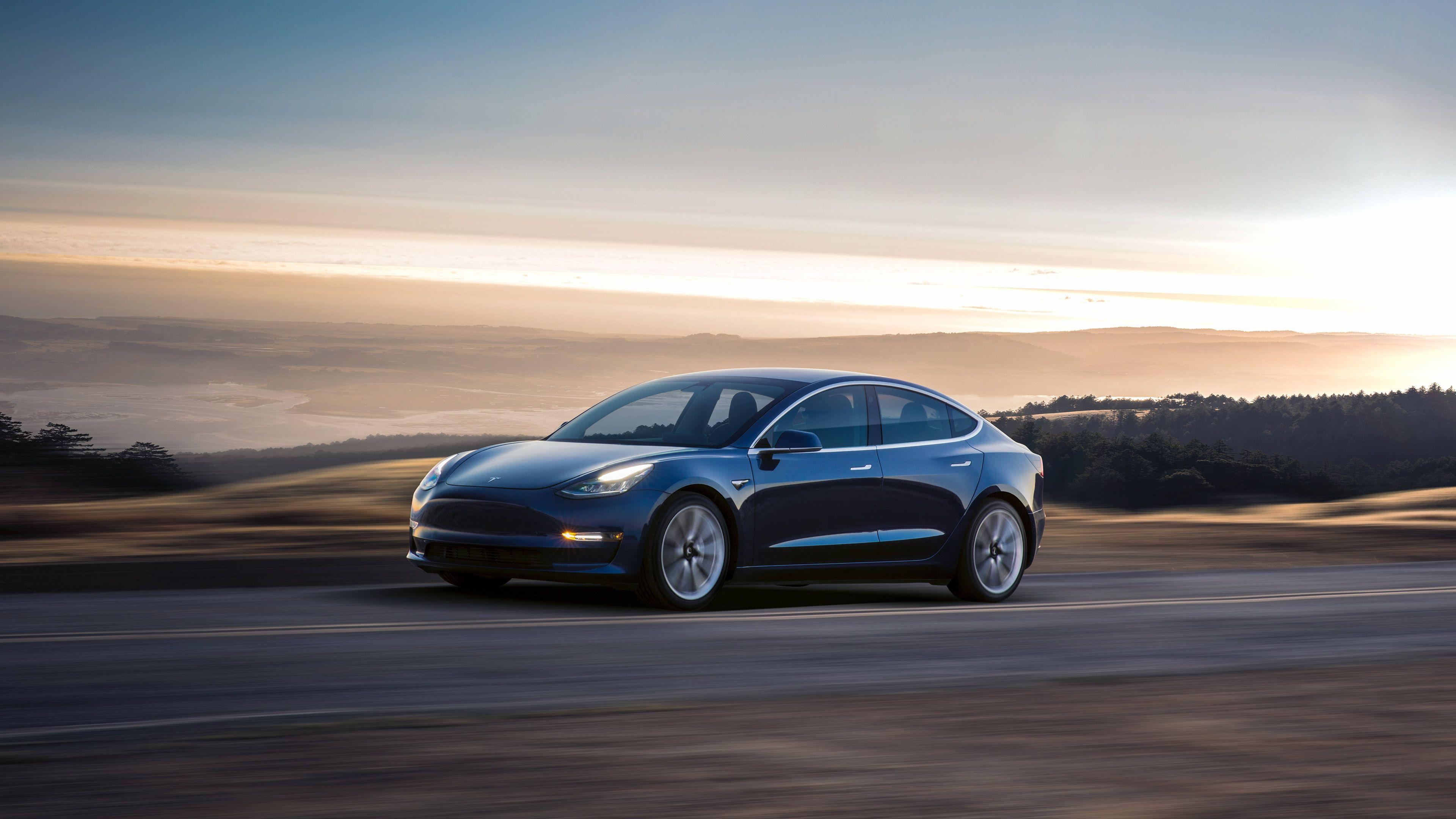 3840x2160 Tesla Model HD Cars, 4k Wallpaper, Image, Background, Desktop