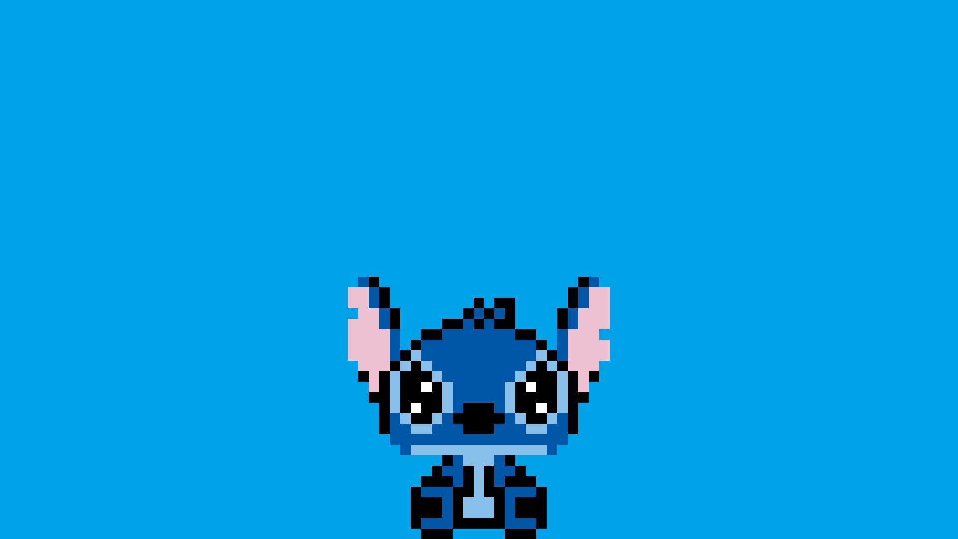 1920x1080 Stitch Pixel Art, HD Cartoons, 4k Wallpaper, Image, Background, Photo and Picture, Desktop