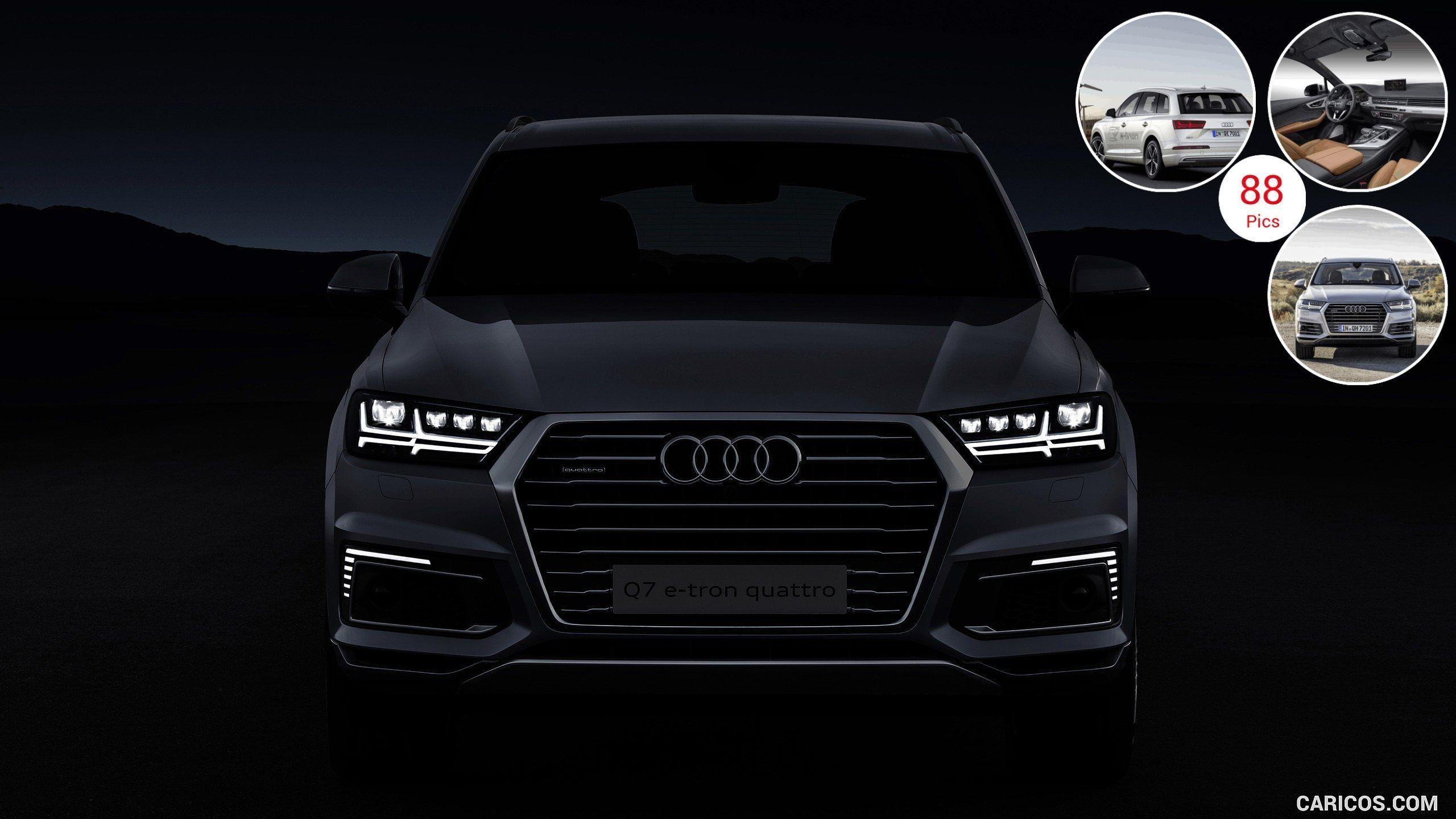 2560x1440 Audi Q7 E Tron 2.0 TFSI Quattro Headlight. HD Wallpaper, Desktop