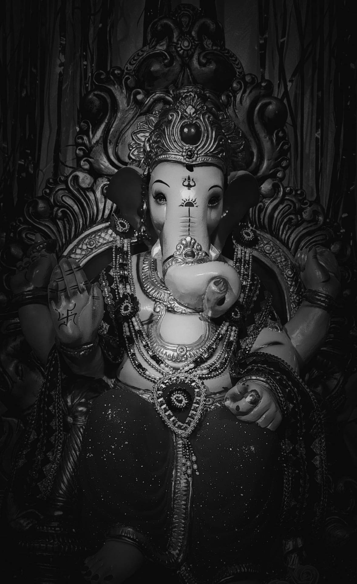 1180x1920 Download Standing Ganesh Statue IPhone Wallpaper, Phone