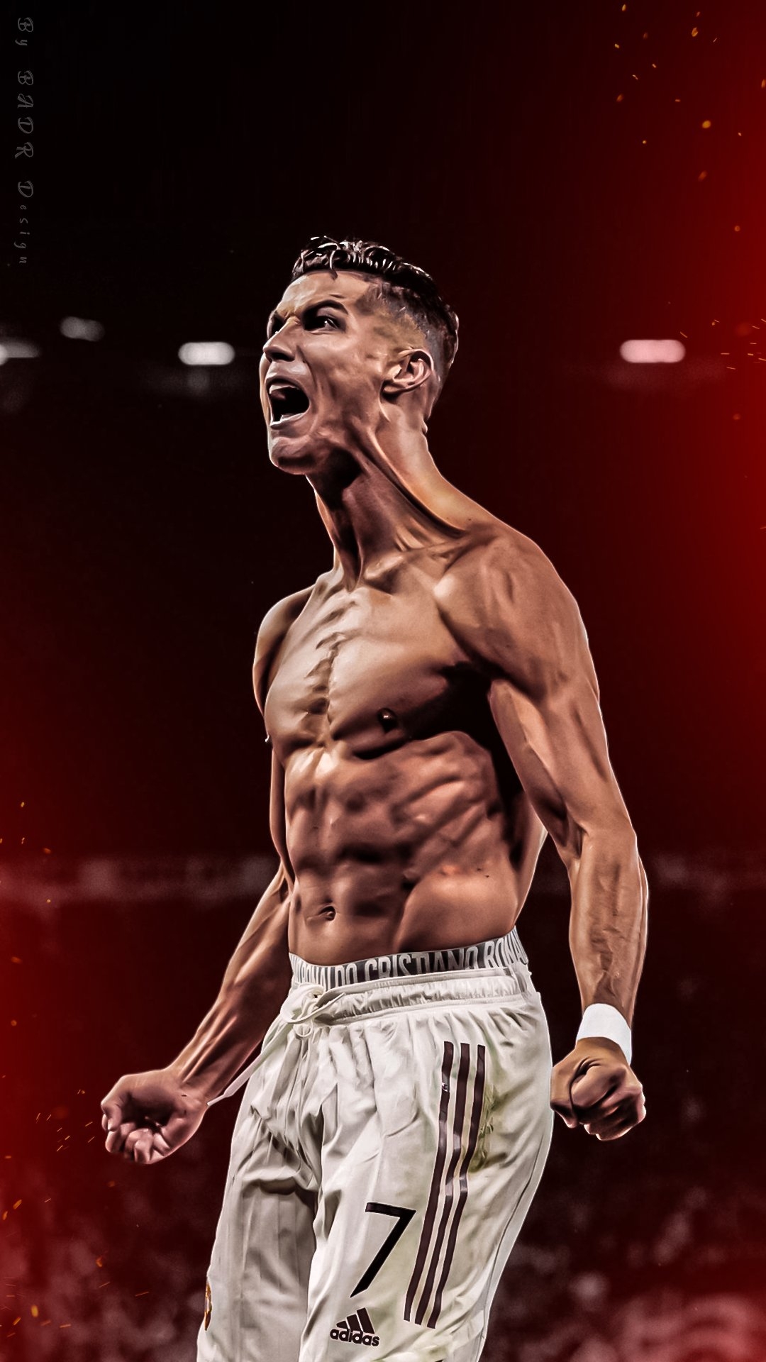 1080x1920 BADR - Designs BADR Design. #CR7 #Wallpaper #football #Art #Design. #Ronaldo #ManchesterUnited, Phone