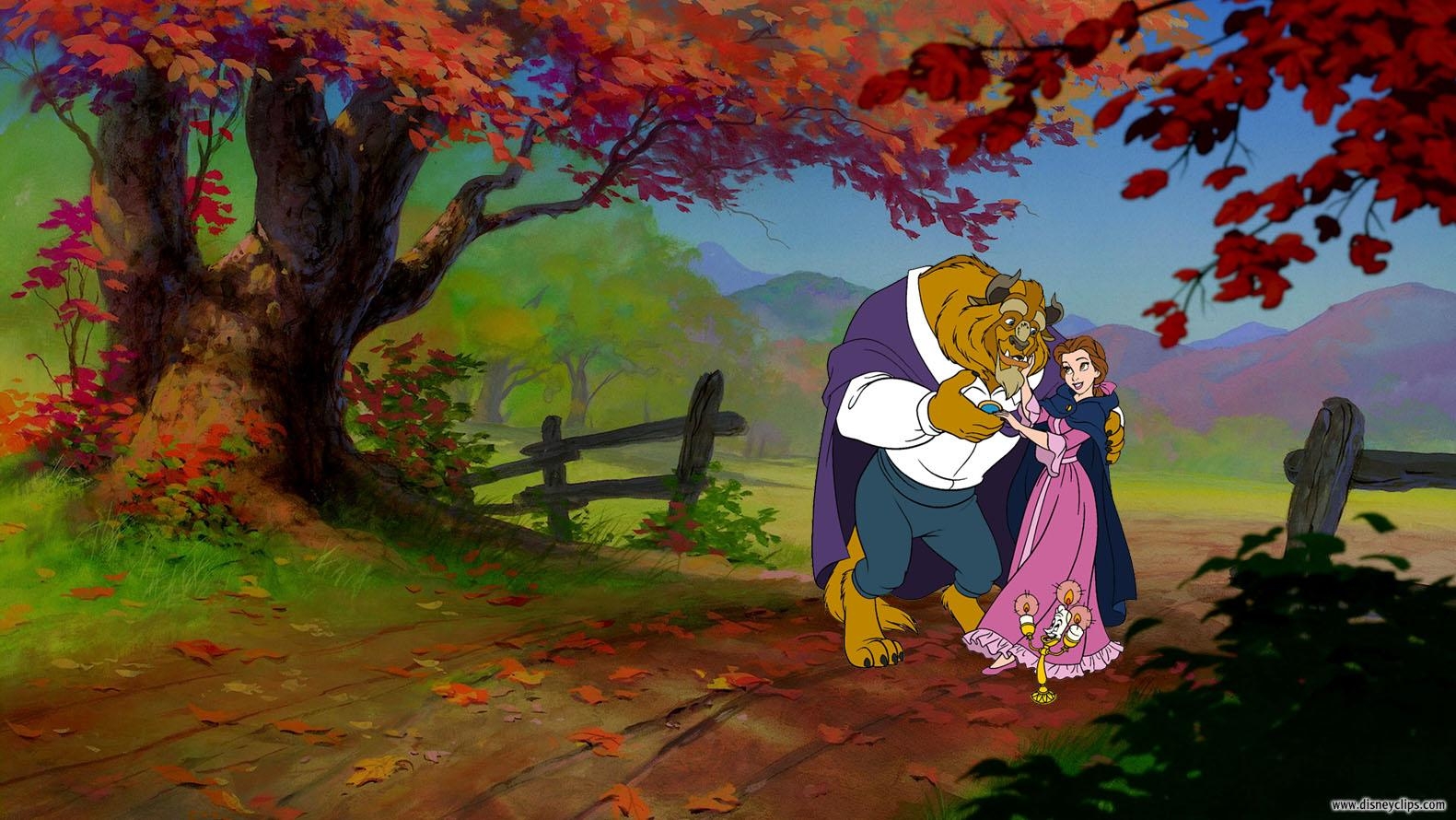 1590x890 Beauty and the Beast Wallpaper. Disney's World of Wonders, Desktop