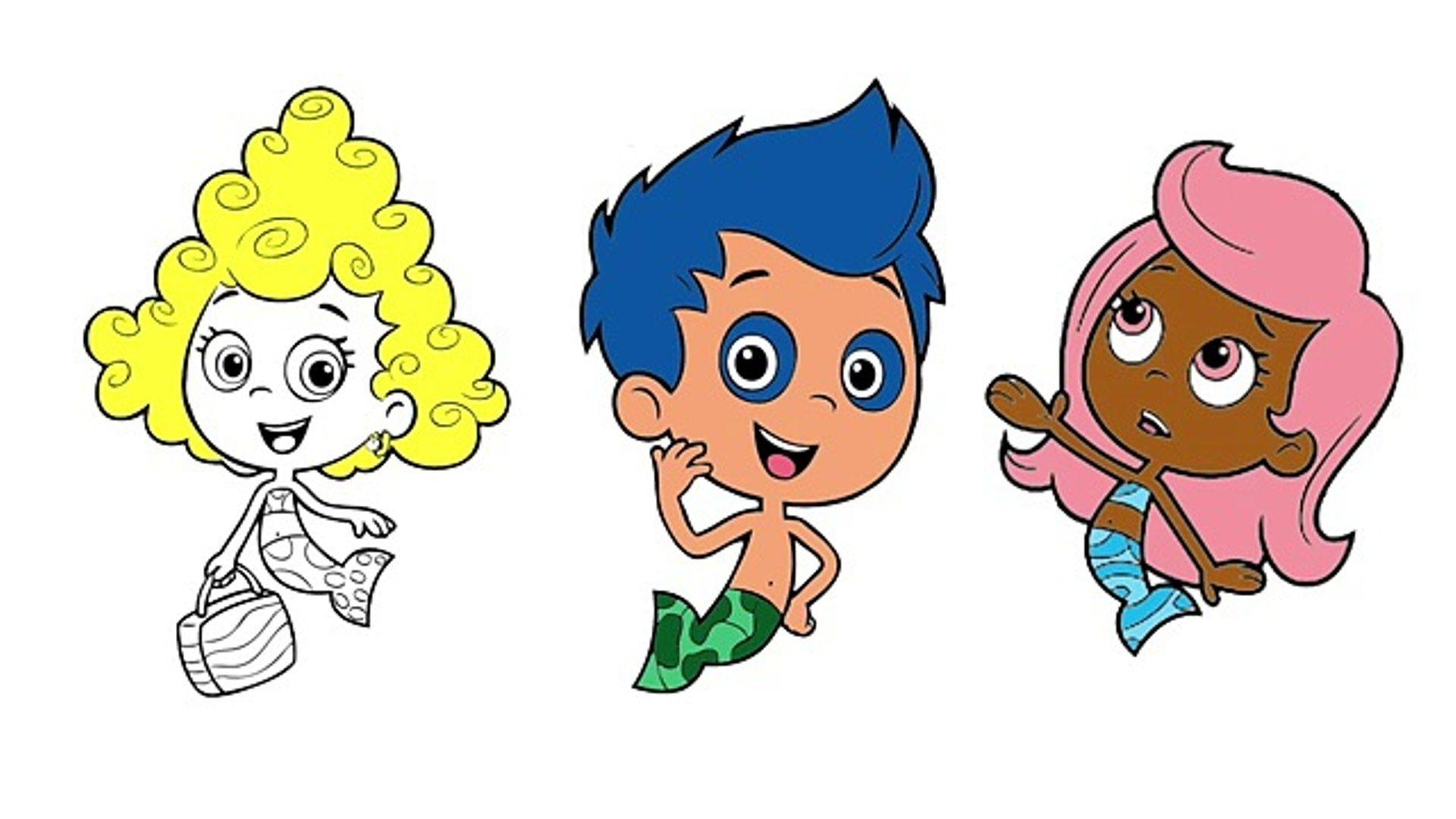 1920x1080 Bubble Guppies Nick Jr Coloring Page! Molly Gil Deema Fun Coloring, Desktop