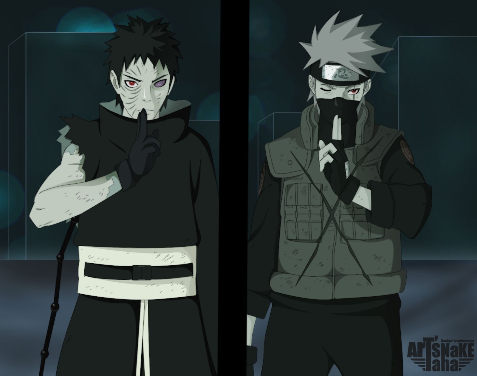 1600x1270 Kakashi and Obito Uchiha Wallpaper Free Kakashi and Obito Uchiha Background, Desktop