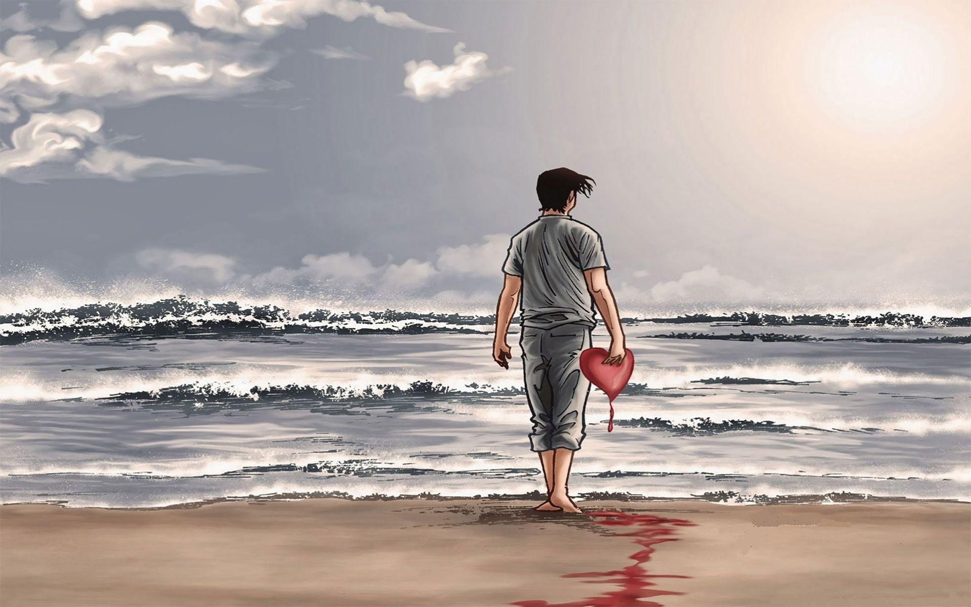 1920x1200 Heart Touching Sad Boy Wallpaper. Alone Boy Sad Image, Desktop