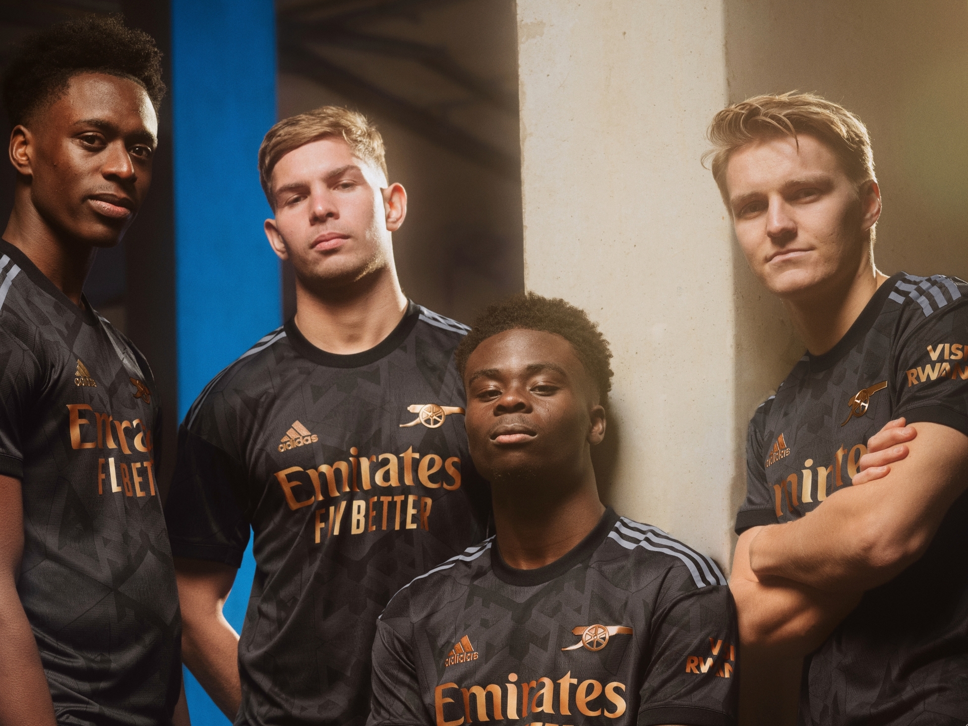 1920x1440 Arsenal Release Stunning New Black Away Kit For 2022 23 Season And Invite US Based Fan, Who Was Involved In Black Lives Matter Protests, To Be Part Of Launch, Desktop