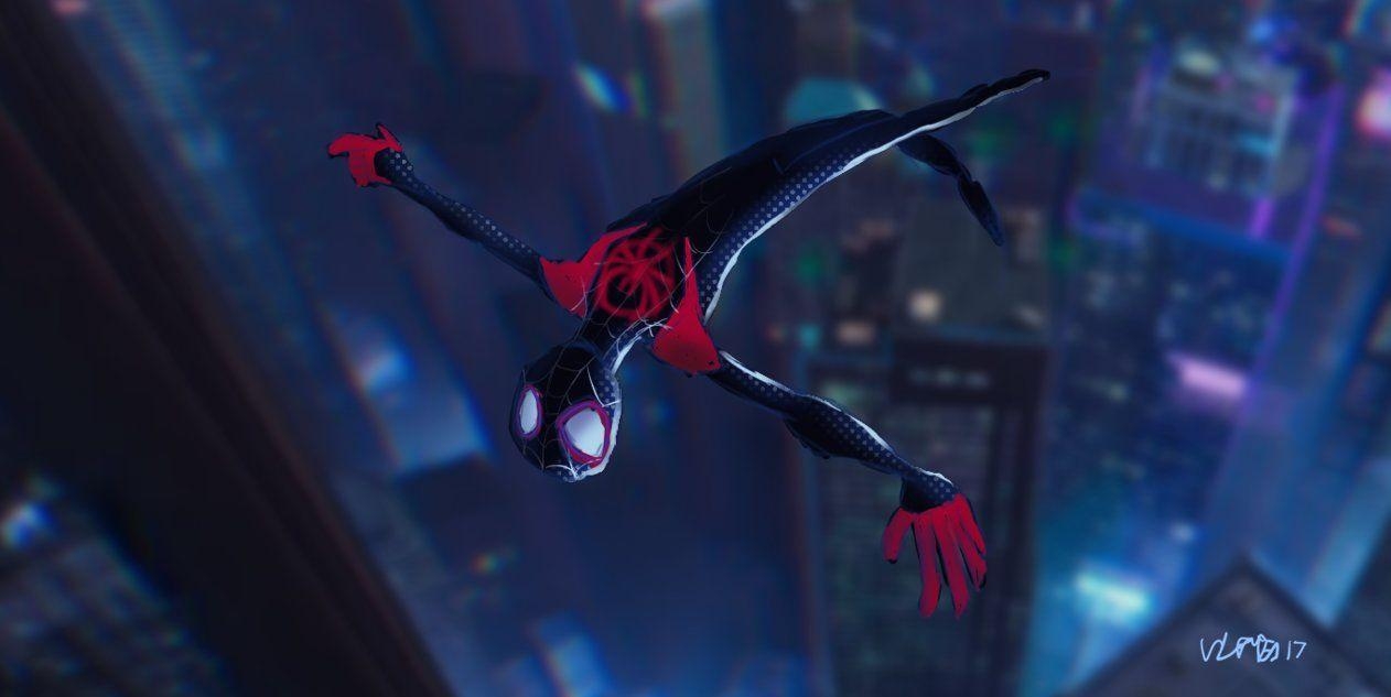 1270x640 Into The Spider Verse By Comic Book Guy 2099, Desktop