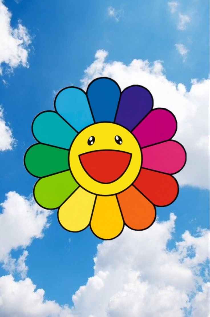 740x1110 Murakami flower, Japanese pop art, Cute, Phone