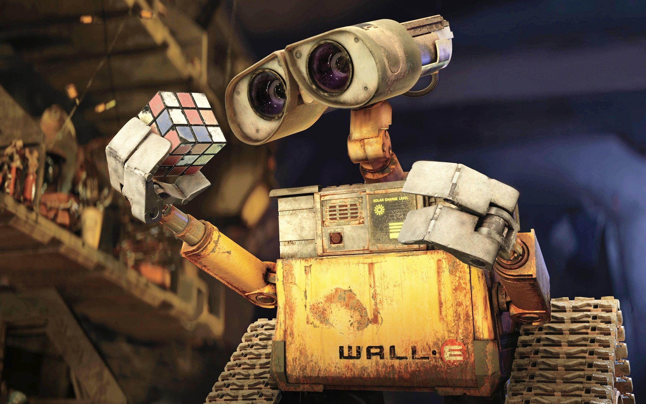 2560x1600 WALL E & Rubiks Cube #. All For Desktop, Desktop