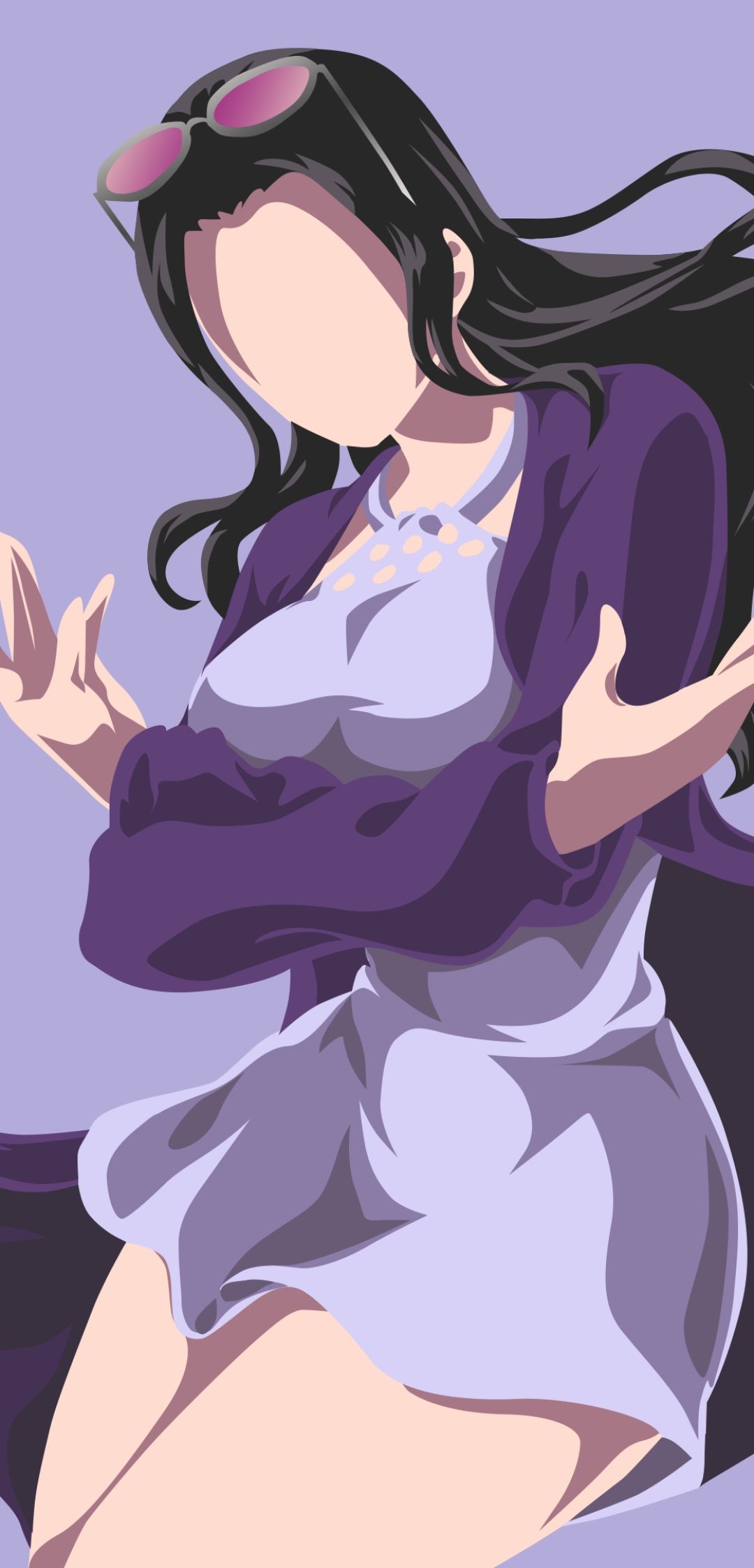 1080x2250 Mobile wallpaper: Anime, Minimalist, One Piece, Nico Robin, 1164698 download the picture for free, Phone