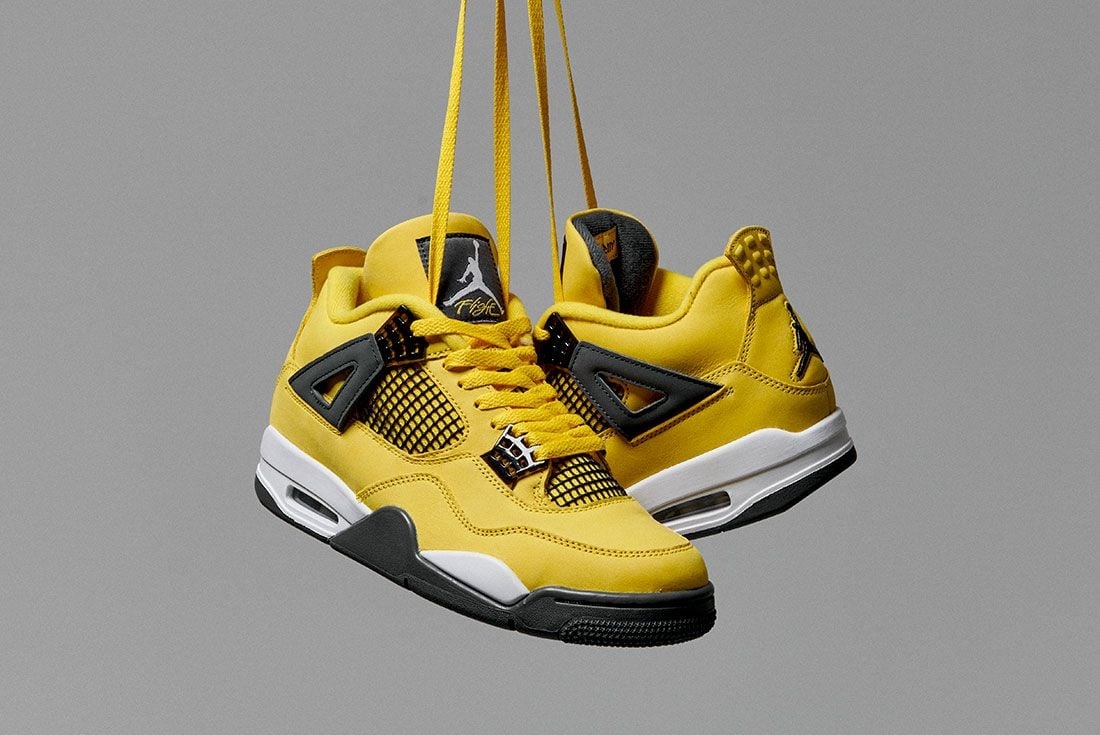 1100x740 The Air Jordan 4 'Lightning' Strikes at JD Sports, Desktop