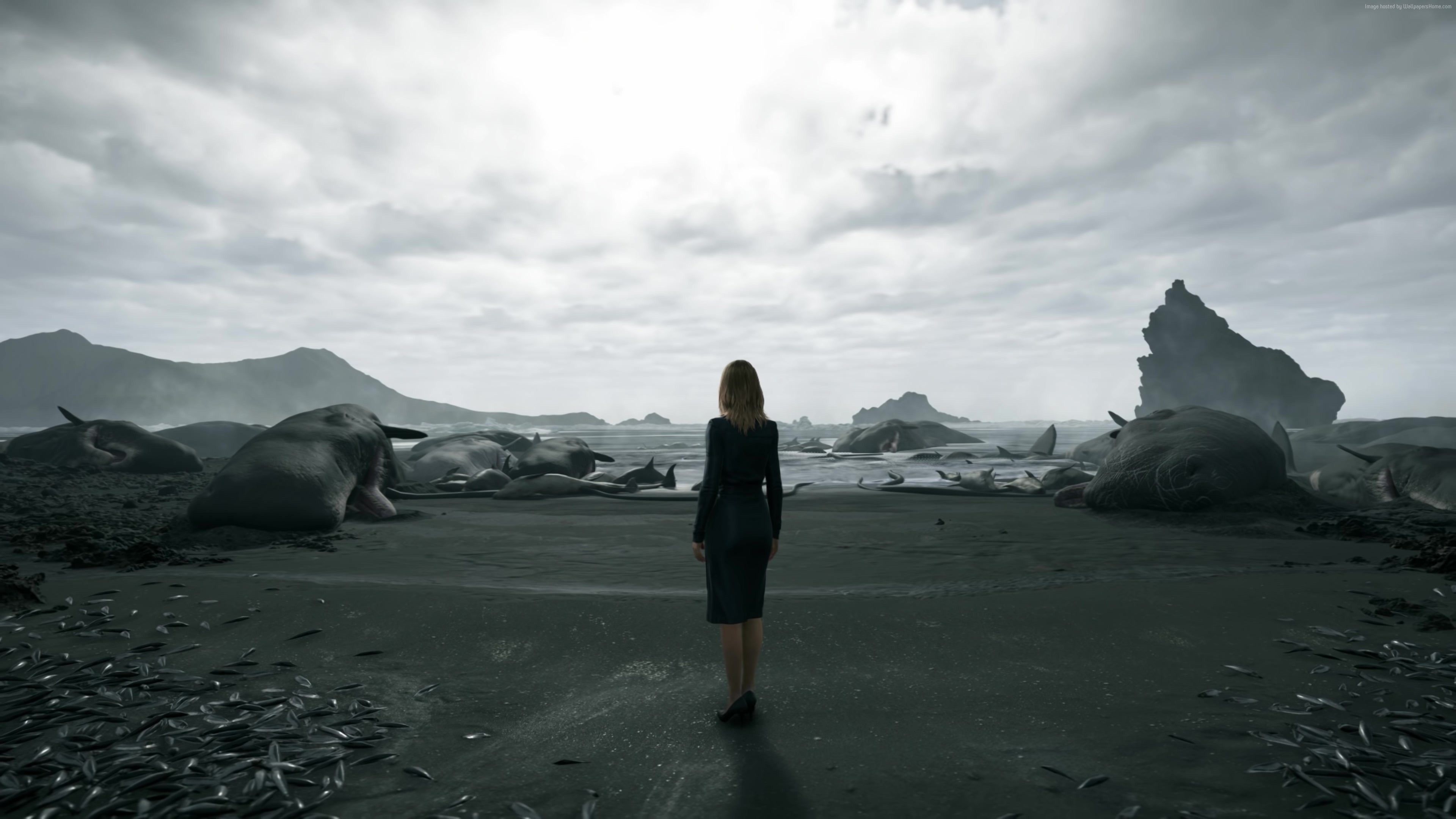 3840x2160 Wallpaper Death Stranding, E3 screenshot, 4K, Games, Desktop