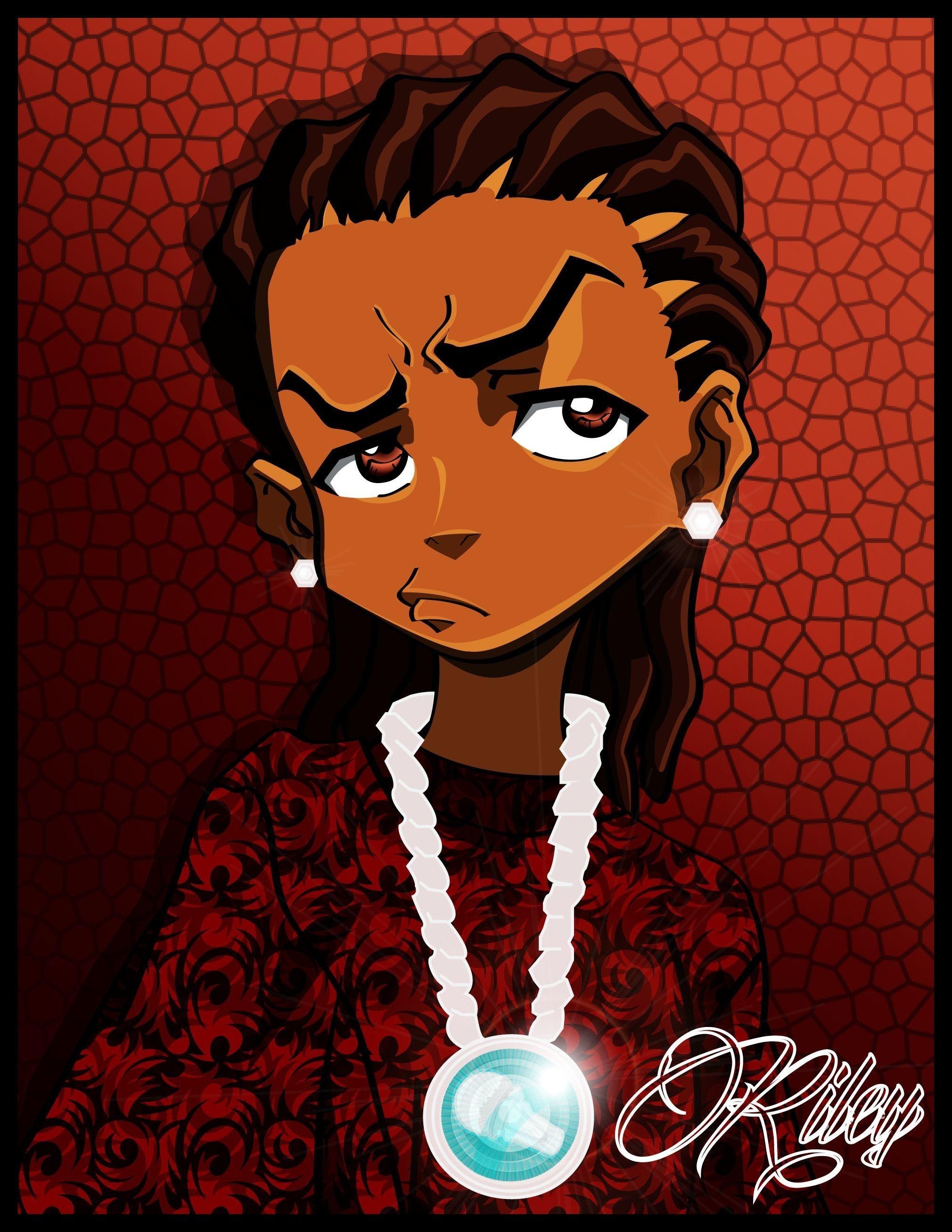 2020x2620 Riley Boondocks Wallpaper, Phone