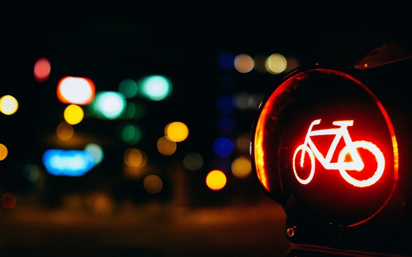 1440x900 Sign Bicycle Red Light Life Photo Wallpaper, Desktop