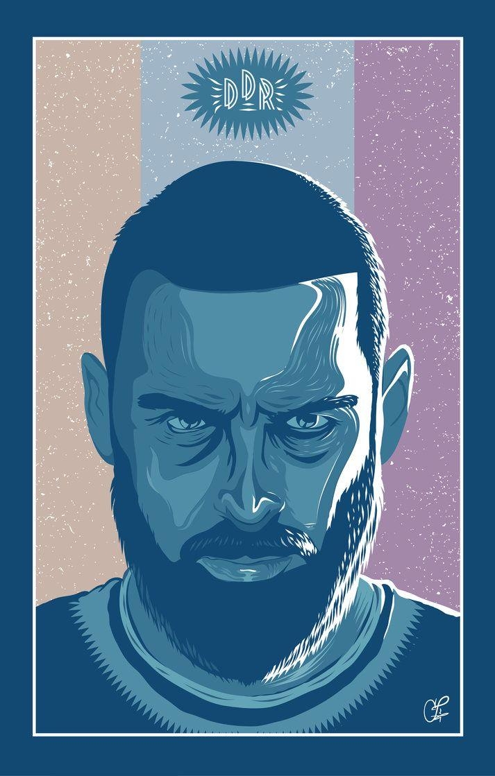 720x1120 Daniele De Rossi Vector Poster, Phone