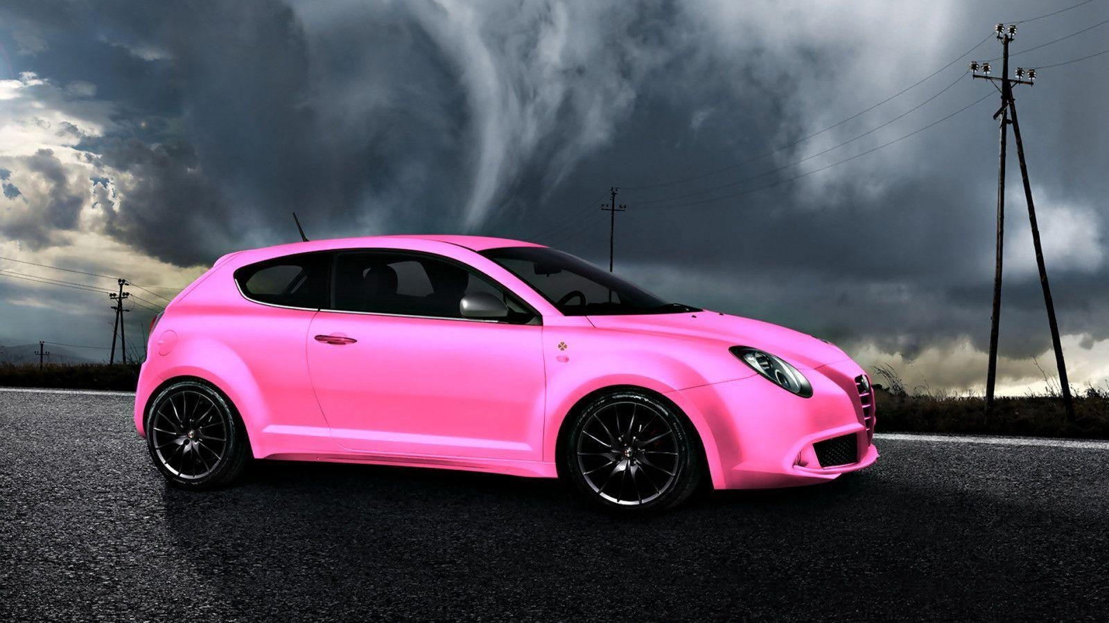 1600x900 Pink Car widescreen wallpaper. Wide, Desktop