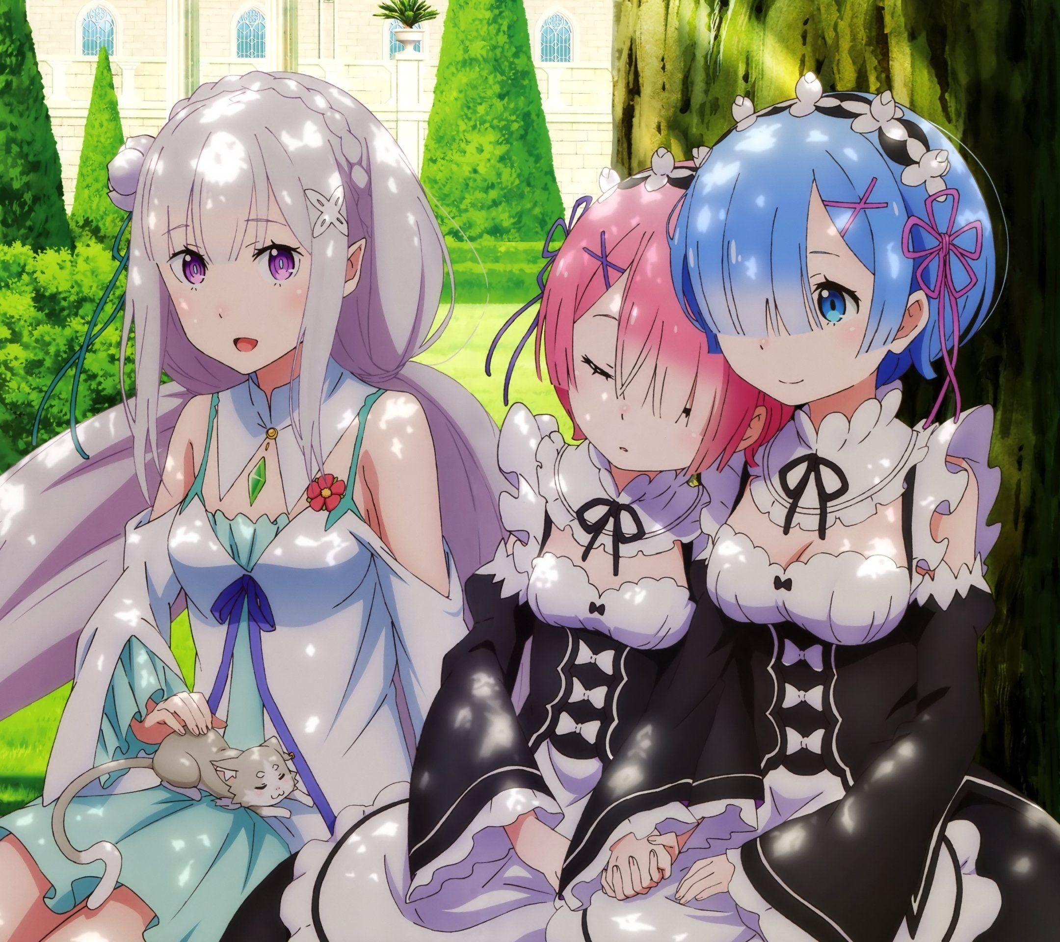 2160x1920 Re:Zero Starting Life in Another World iPhone and android wallpaper, Desktop