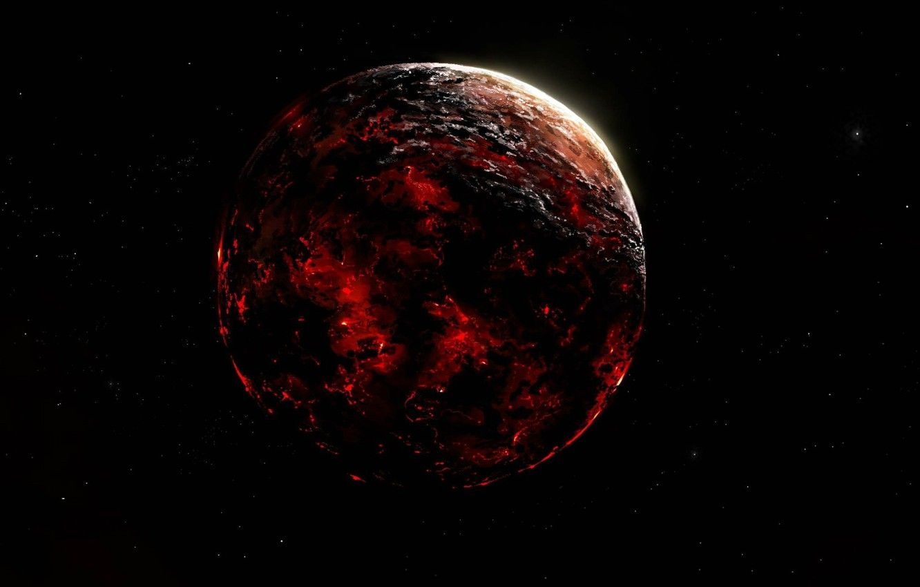 1340x850 Wallpaper lava, black hole, Star wars, dead planet, Mustafar image for desktop, section игры, Desktop