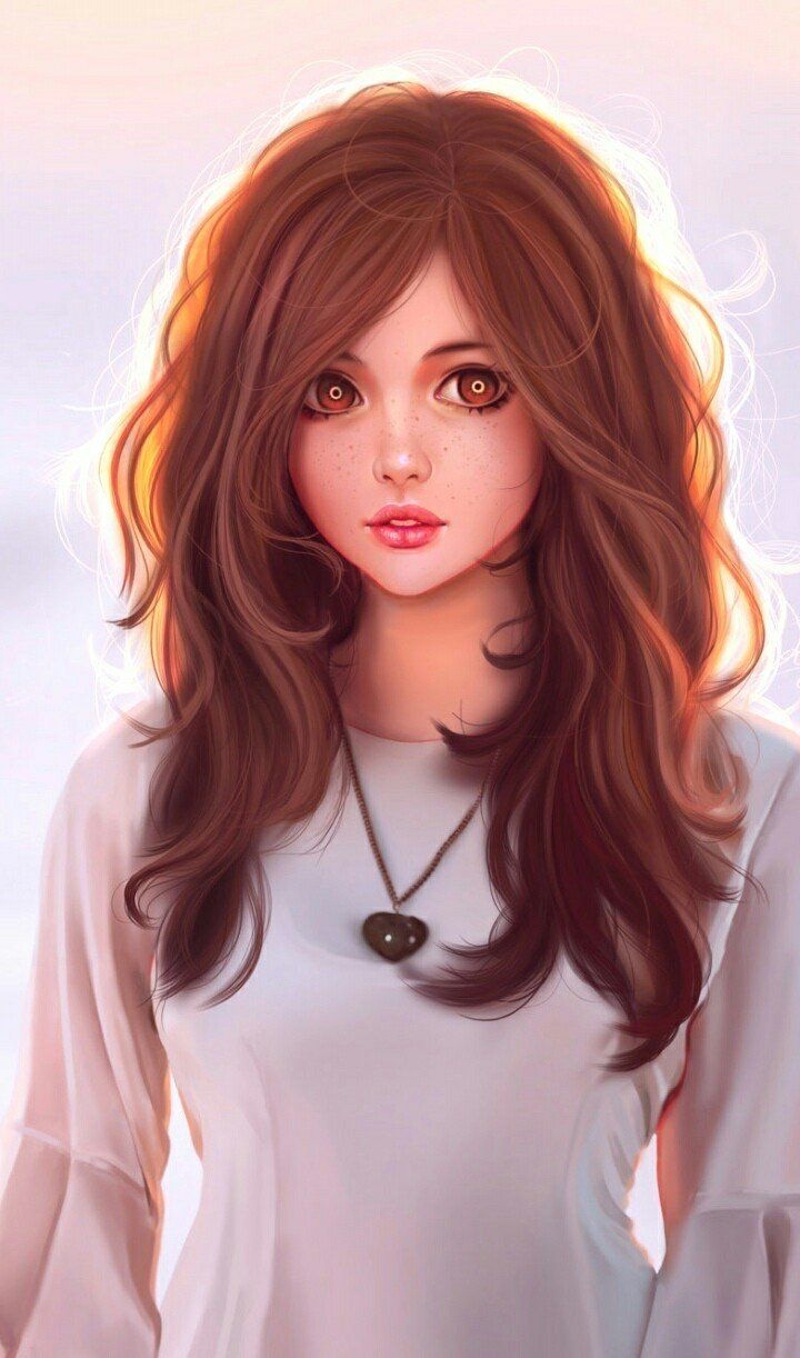 720x1230 Beauty Cute Cartoon Girl Wallpaper, Phone