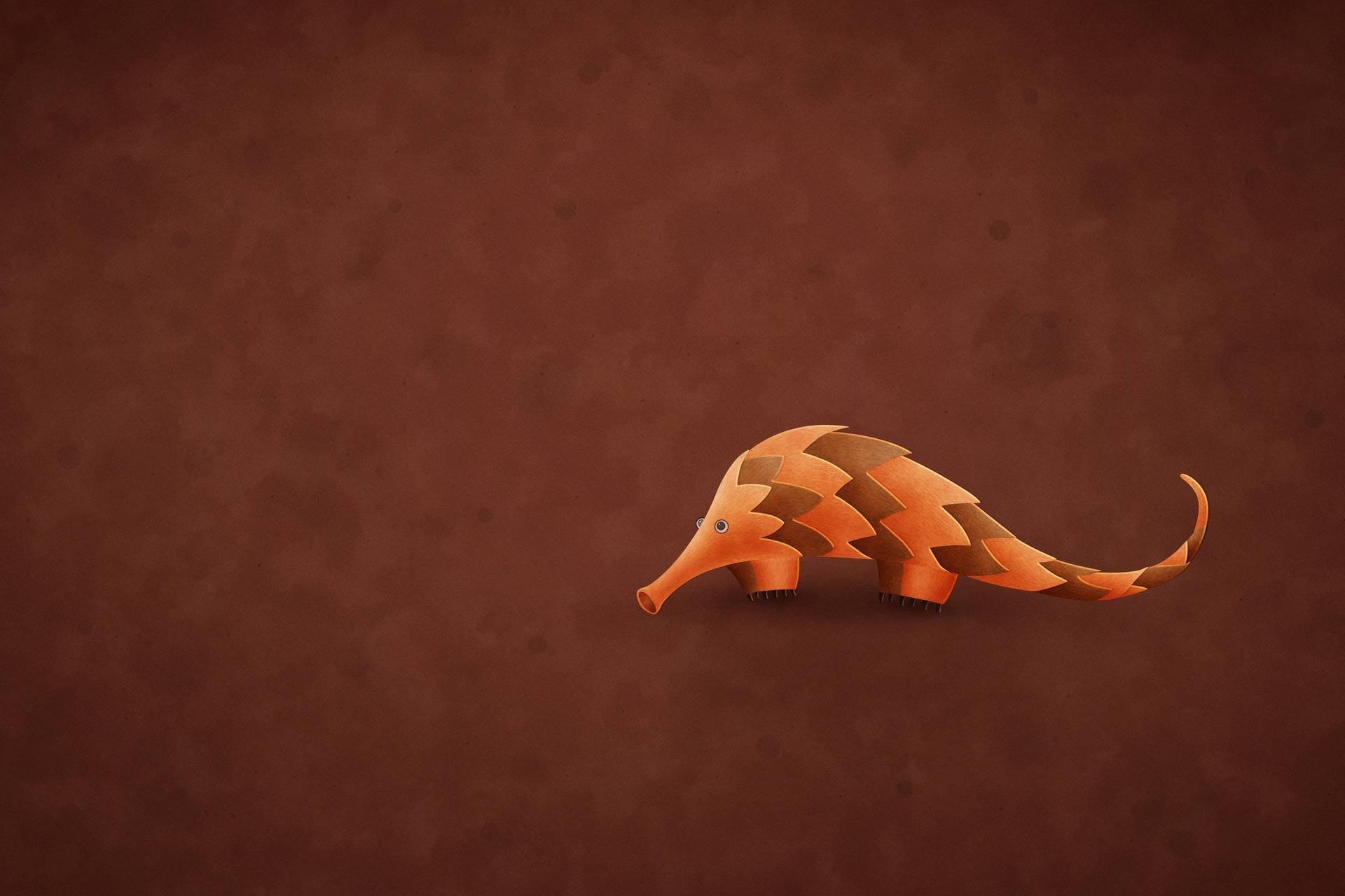 1920x1280 Orange armadillo illustration, Ubuntu HD wallpaper, Desktop