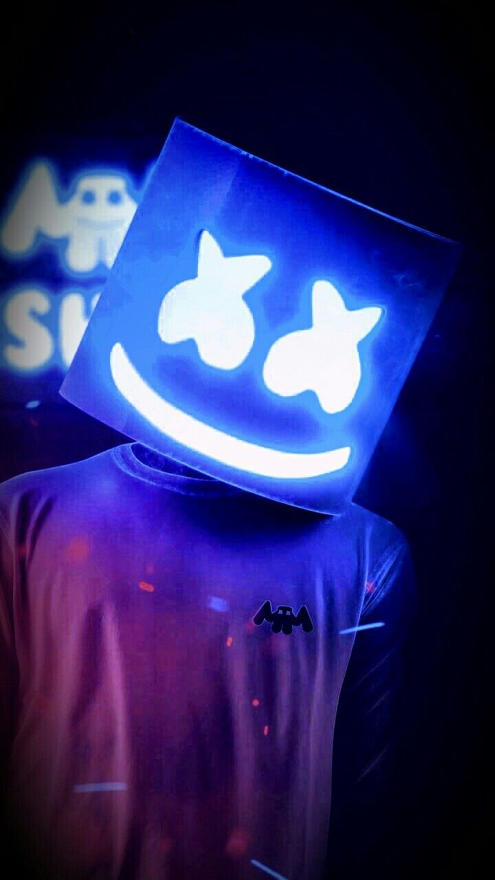 720x1280 Marshmello. Neon wallpaper, Joker iphone wallpaper, Galaxy wallpaper, Phone