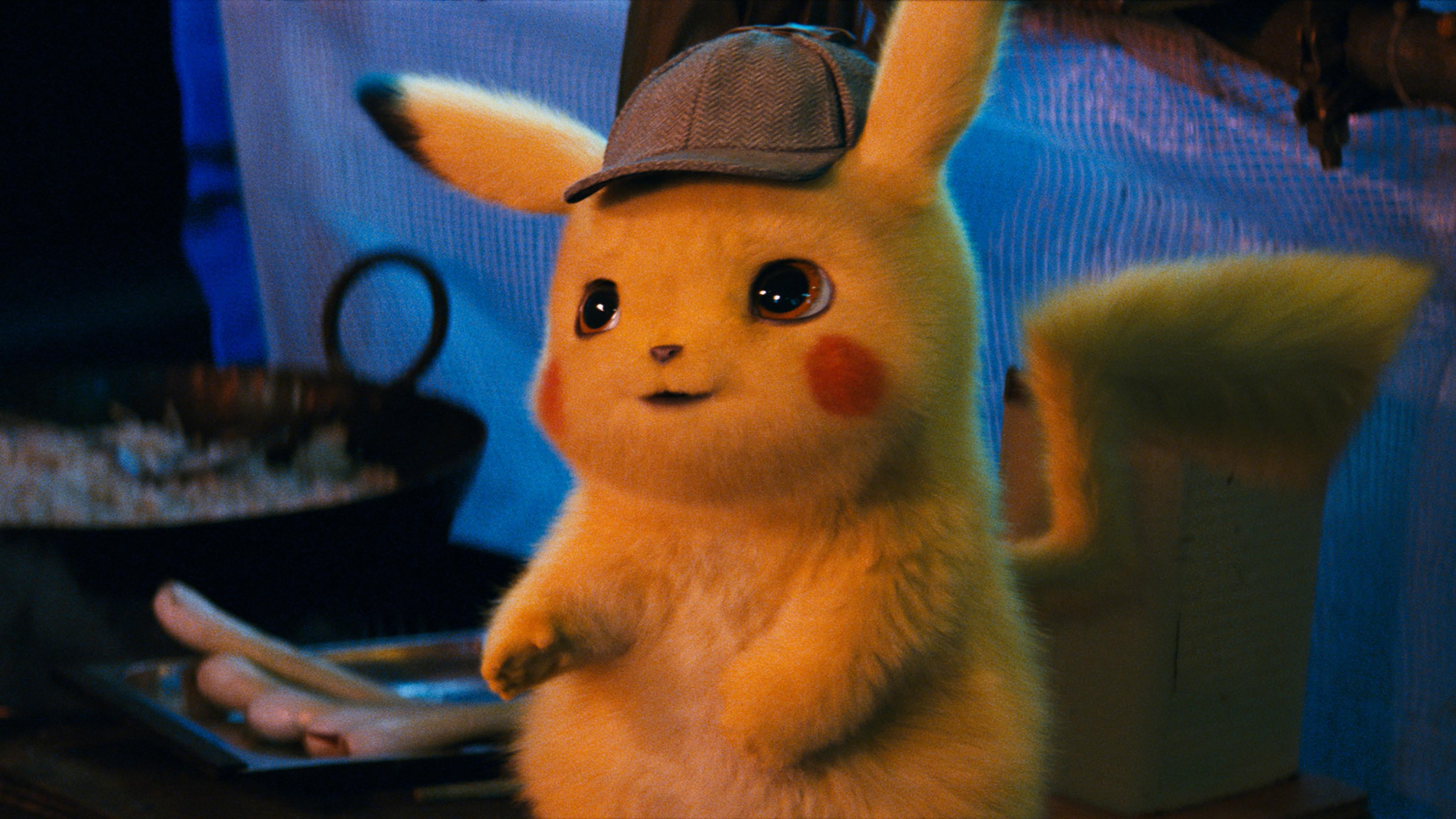 3840x2160 Detective Pikachu 4K Wallpaper, Desktop