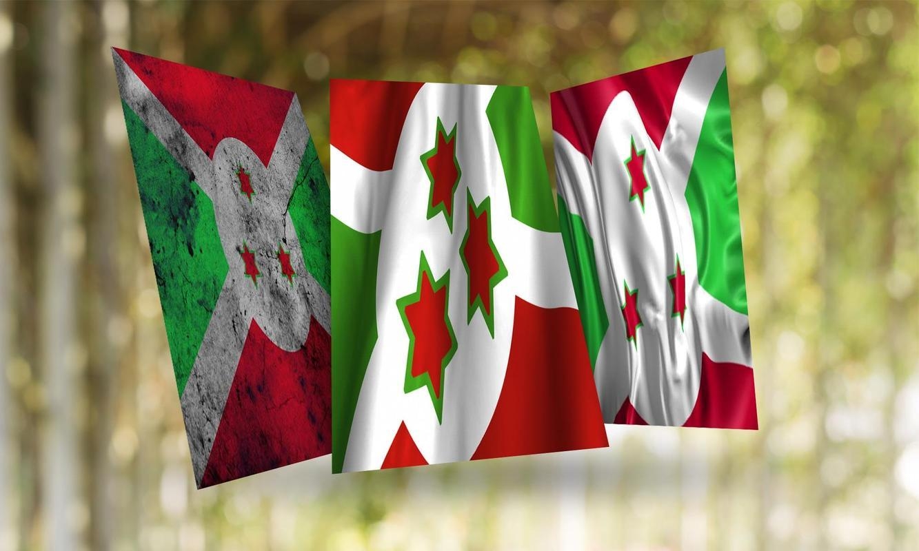 1340x800 Burundi Flag Wallpaper for Android, Desktop