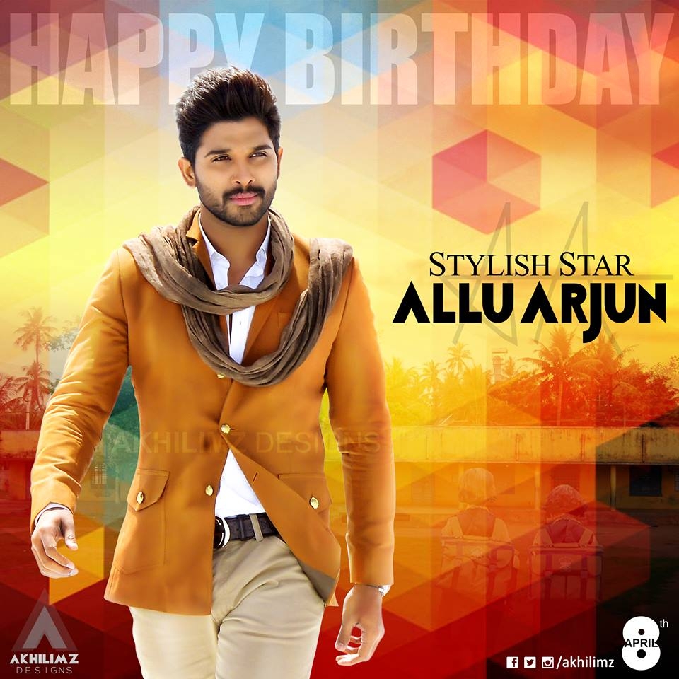 960x960 Allu Arjun Birthday Special Fan Posters, Phone