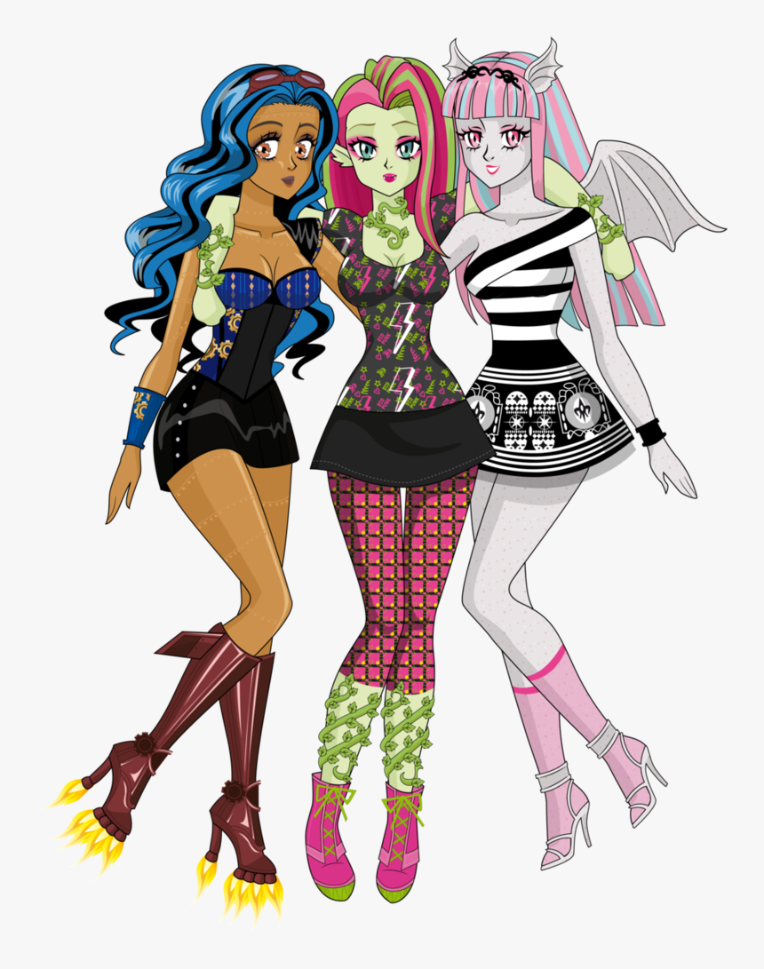 860x1100 Monster High Image Rebecca Venus & Rochelle HD Wallpaper De Monster High, HD Png Download, Transparent Png Image, Phone