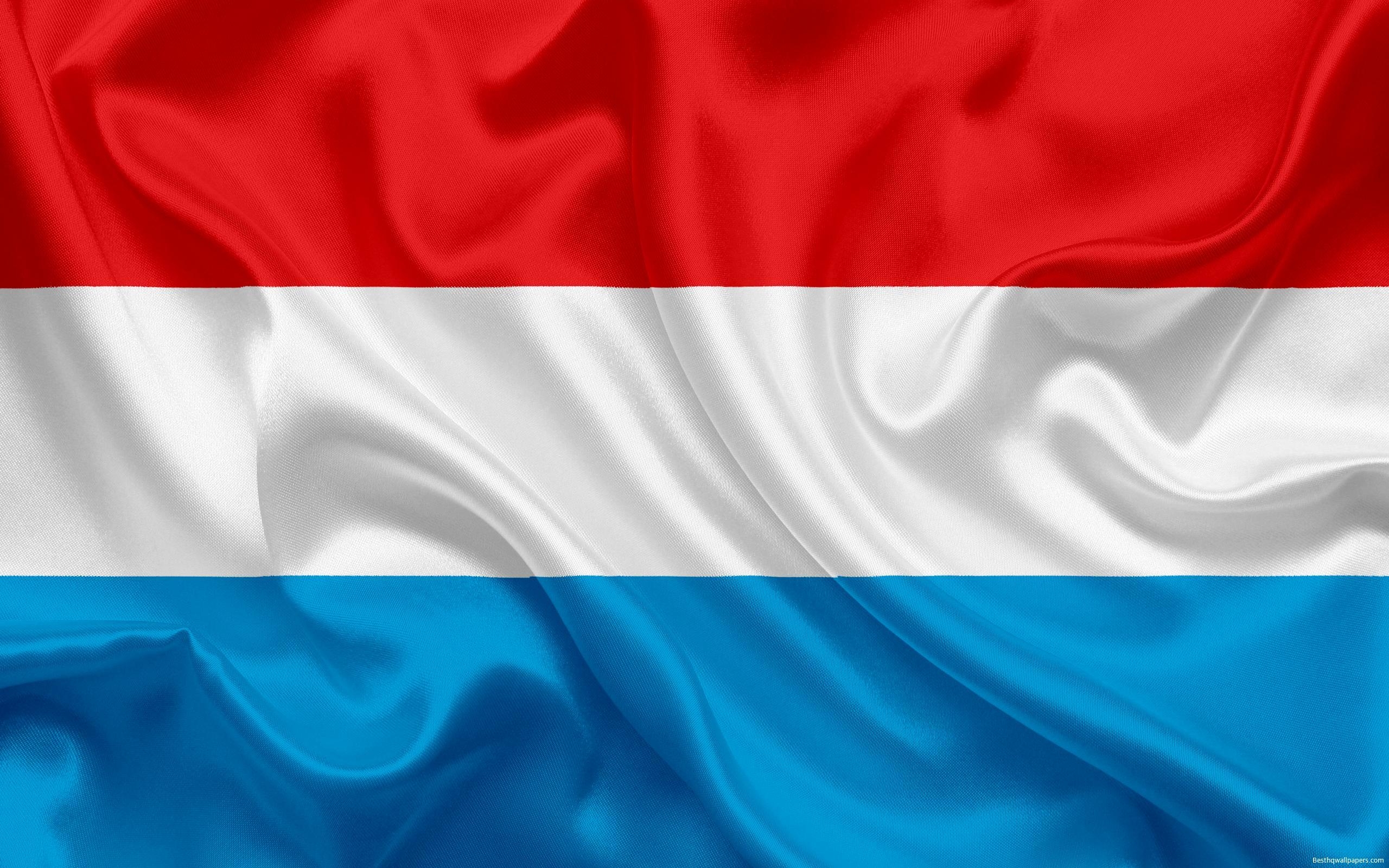 2560x1600 Download wallpaper flag of Luxembourg, Europe, Luxembourg, national, Desktop