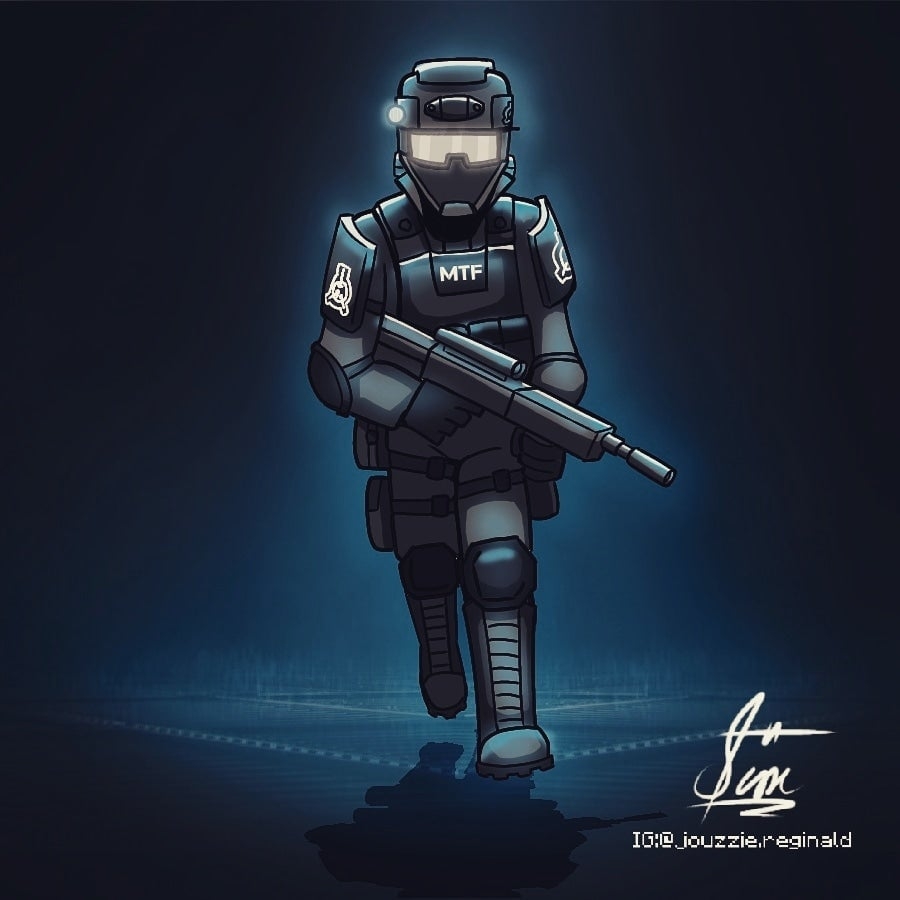 900x900 Mobile Task Force (MTF) SCP guard, Phone