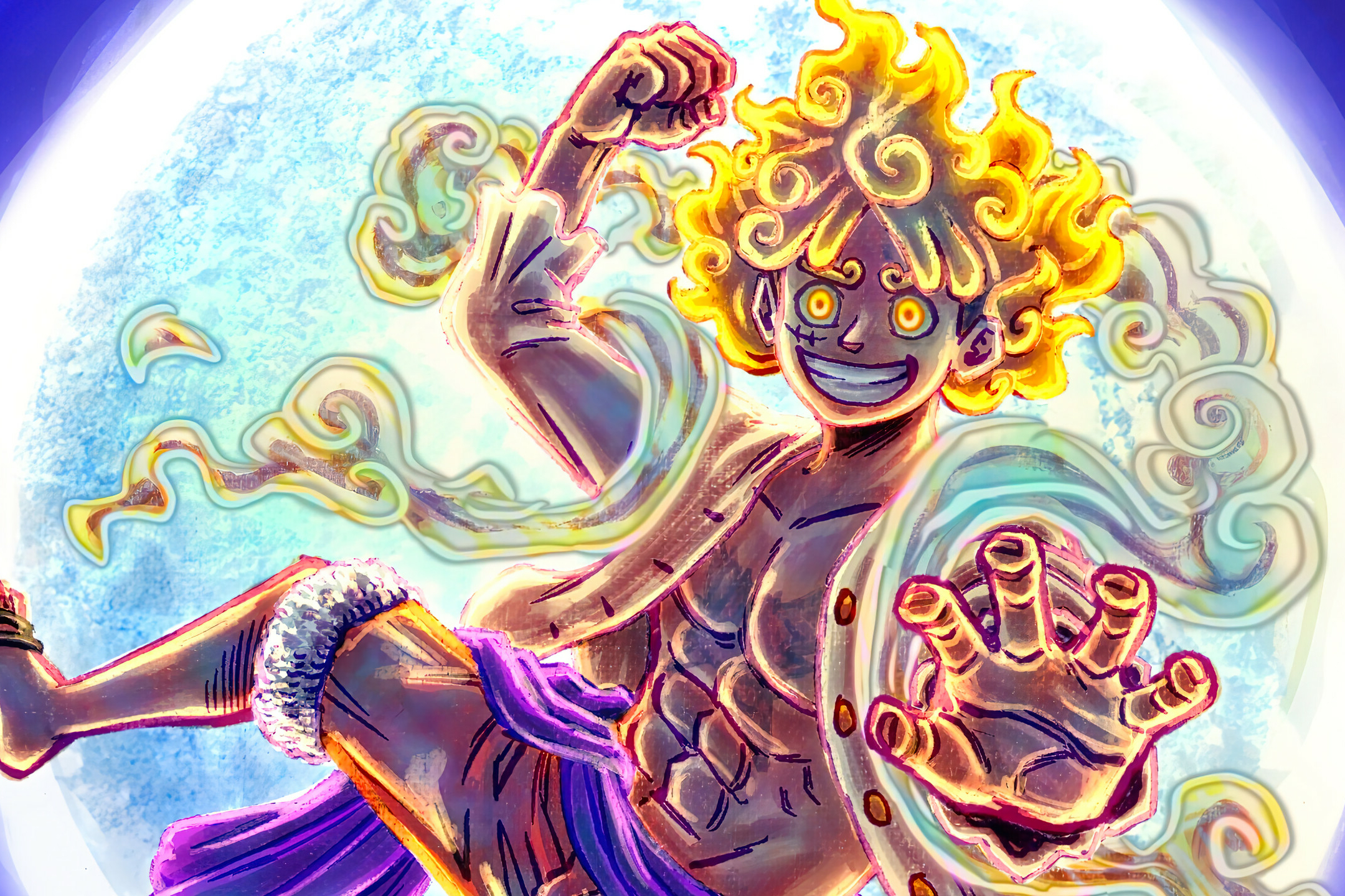 2160x1440 Luffy Boy, Sun God Nika, Desktop