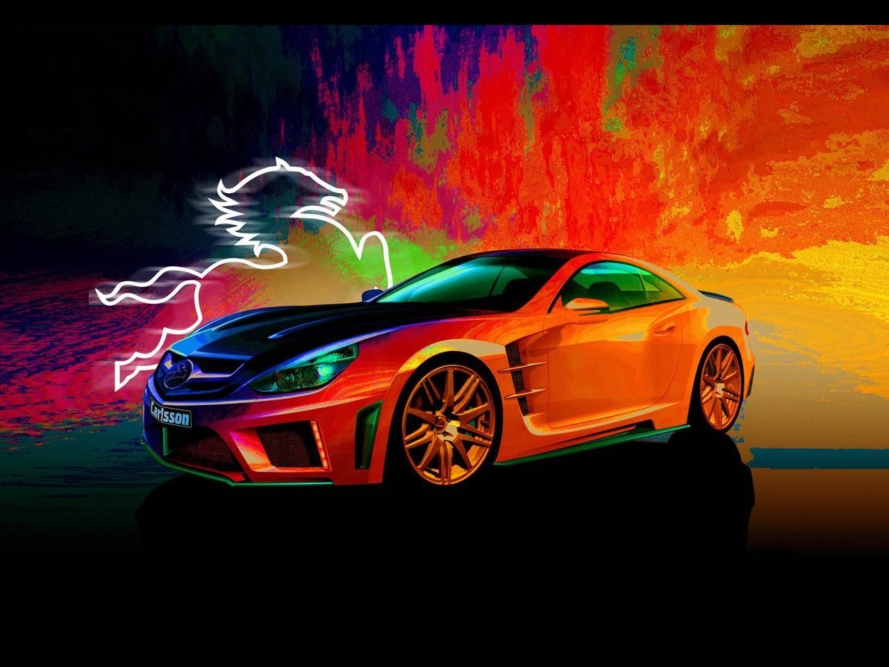 1280x960 Awesome Car Background, Desktop