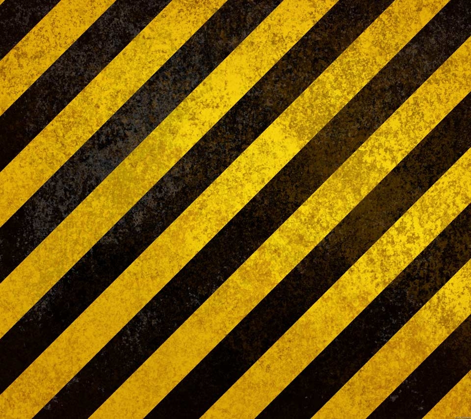 960x860 Black and Yellow Diagonal Stripes, Desktop