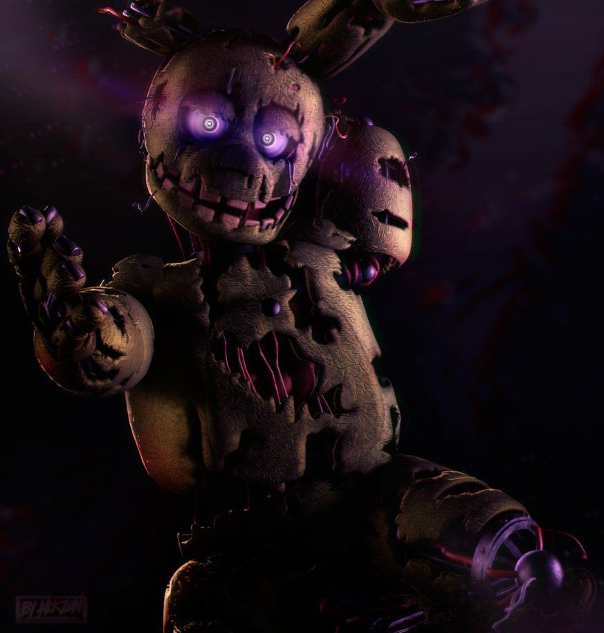 880x920 SFM FNAF3 Springtrap. By NikzonKrauser. Fnaf Art, Fnaf Wallpaper, Fnaf Characters, Phone