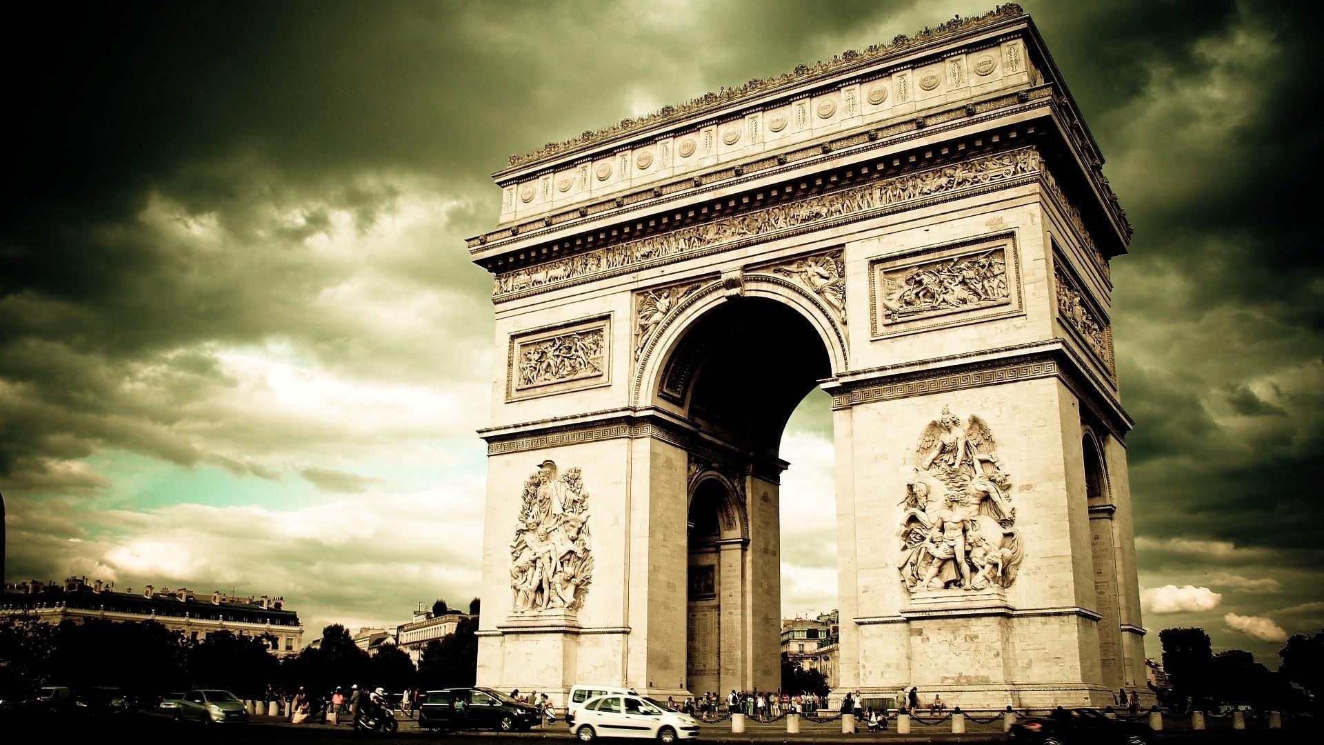 1920x1080 Arc de triomphe france paris architecture cities wallpaper, Desktop