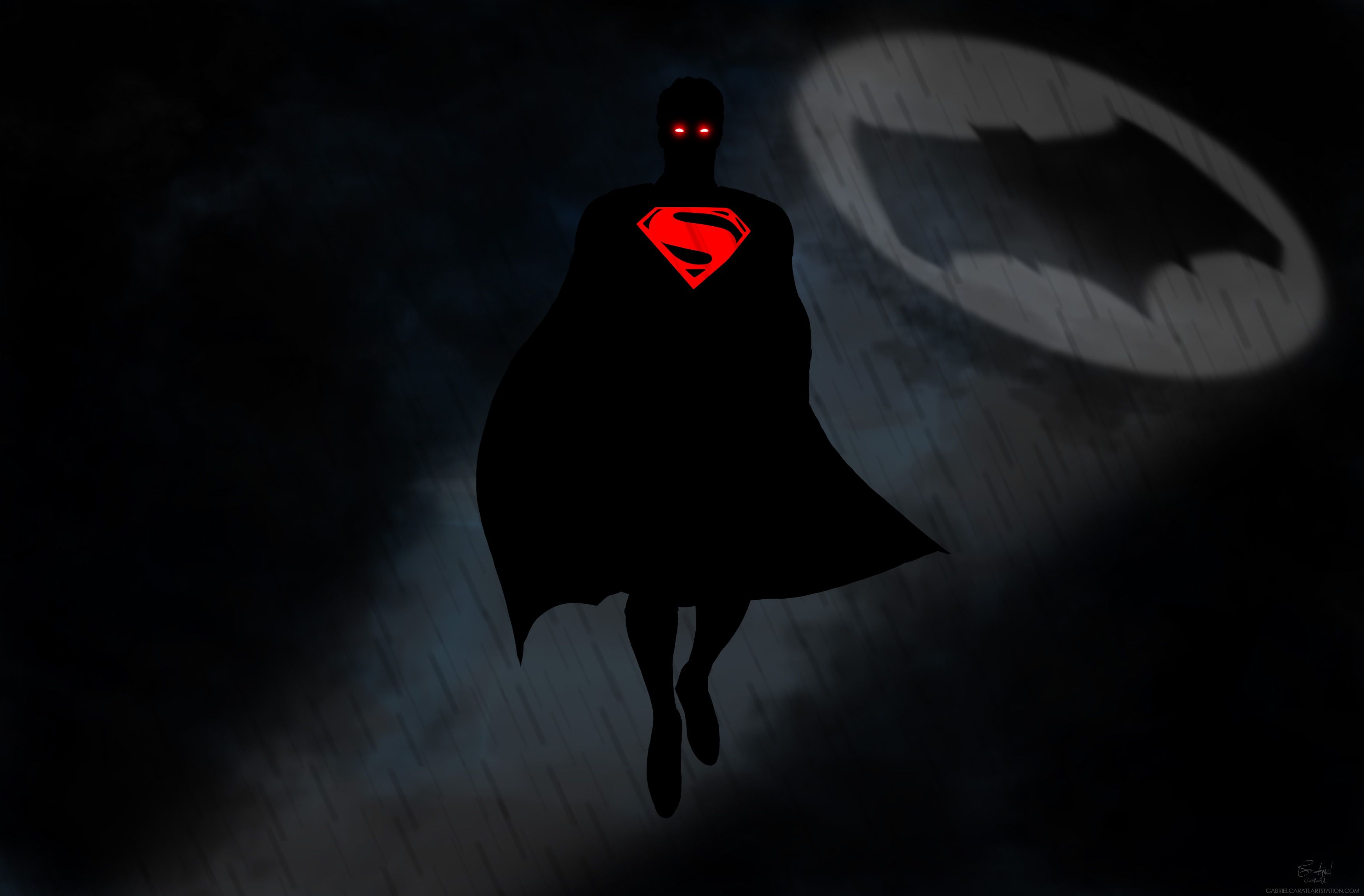 3500x2300 Dark Superman Wallpaper Photo, Desktop