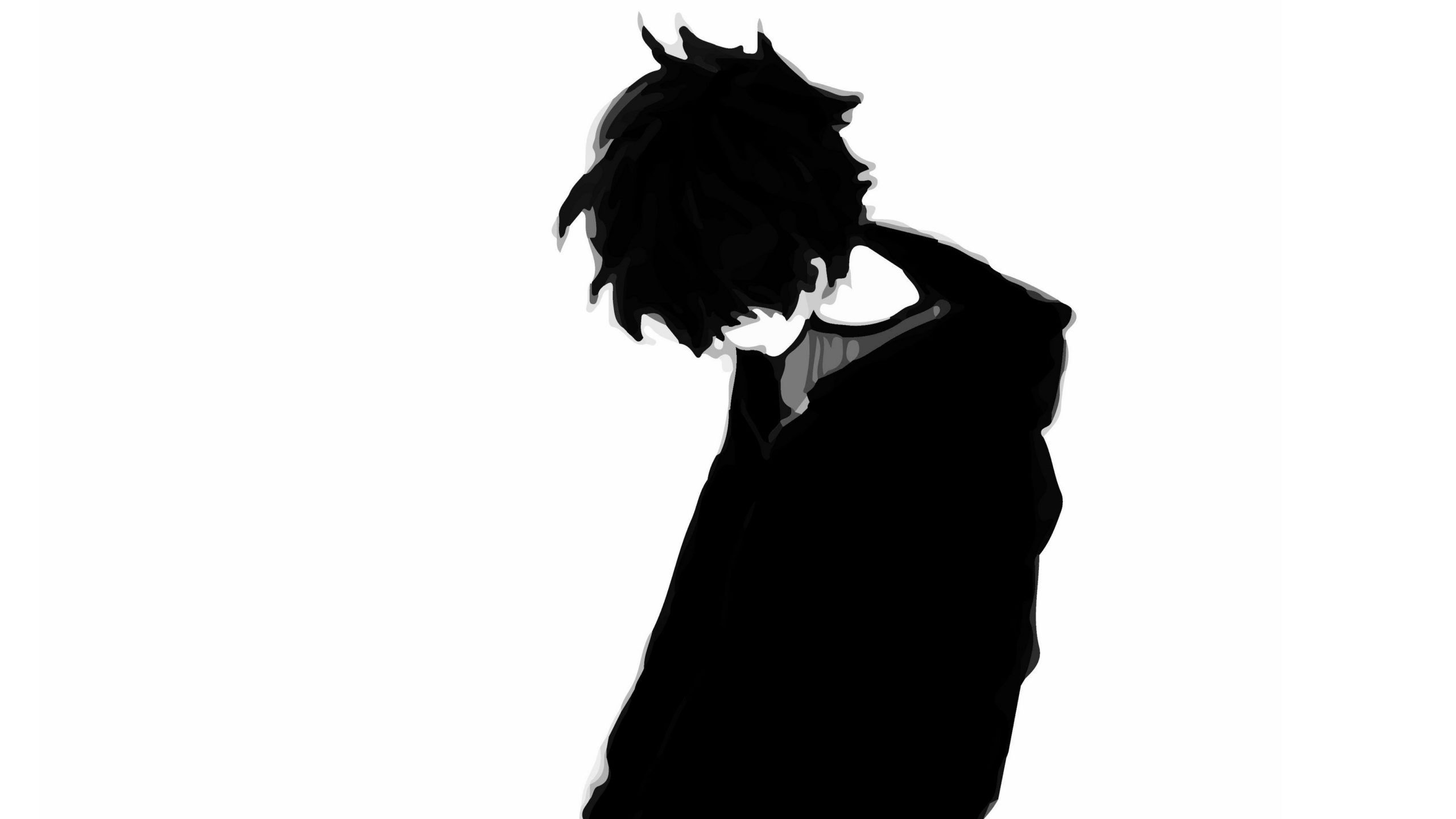 2560x1440 Sad Anime Boy, Desktop