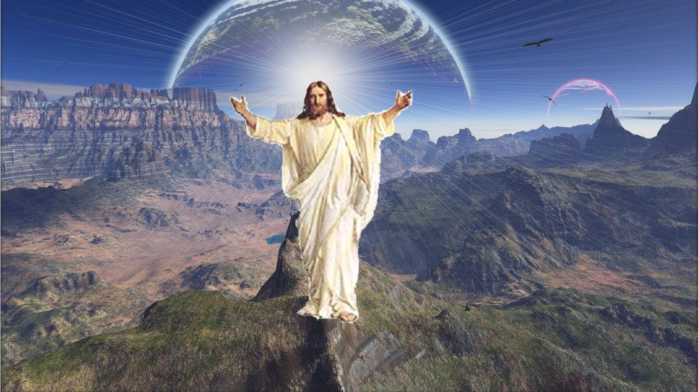 1370x770 Free Wallpaper Jesus, Desktop