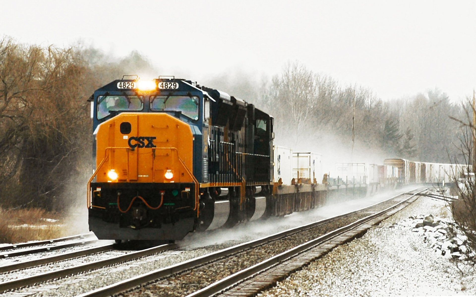 1920x1200 Wallpaper Rails_trains_csx_locomotive_train_traintracks_desktop__wallpaper 100197.jpe. Train Wallpaper, Train, Train Picture, Desktop