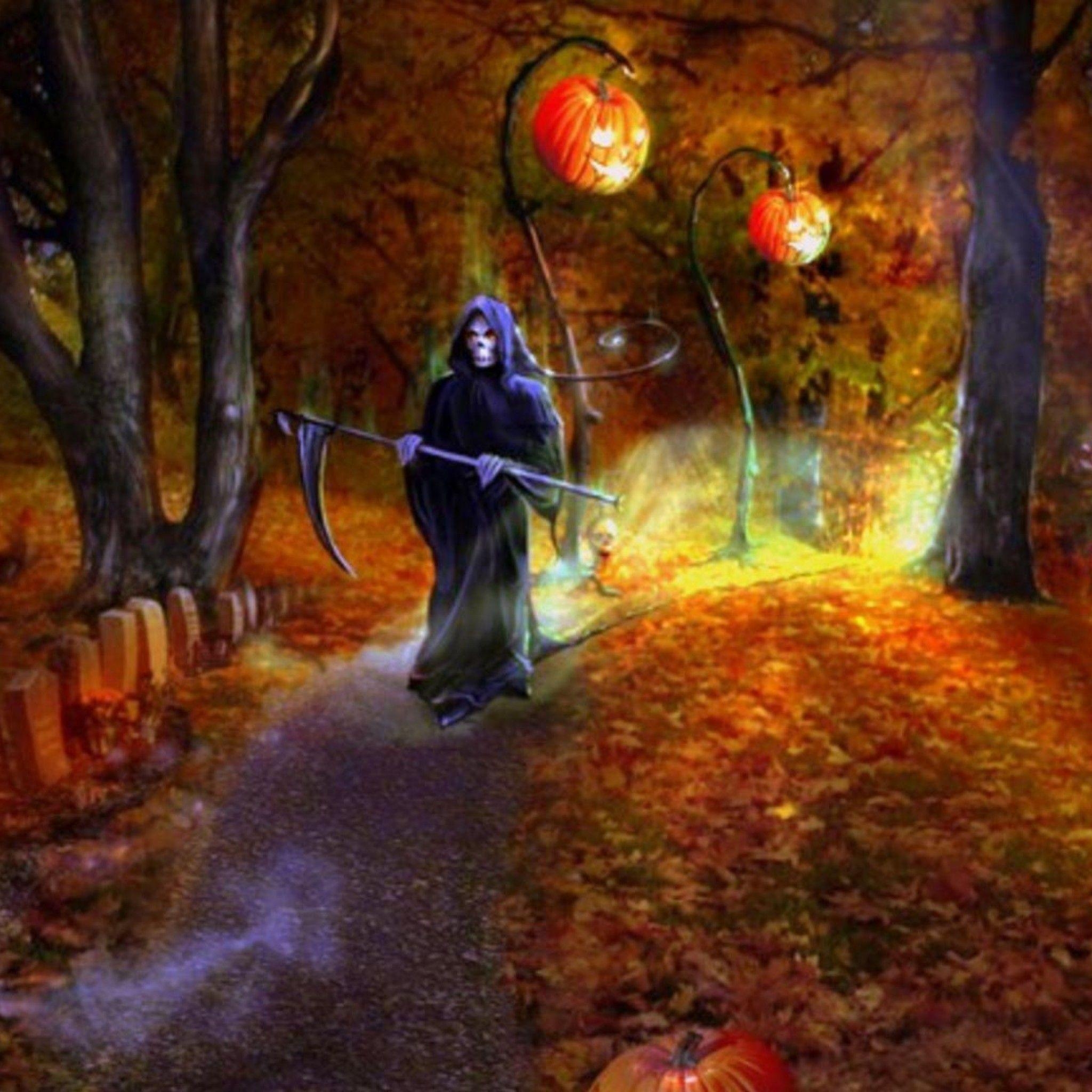 2050x2050 Spirit Halloween Wallpaper, Fantastic Spirit Halloween Picture, Phone